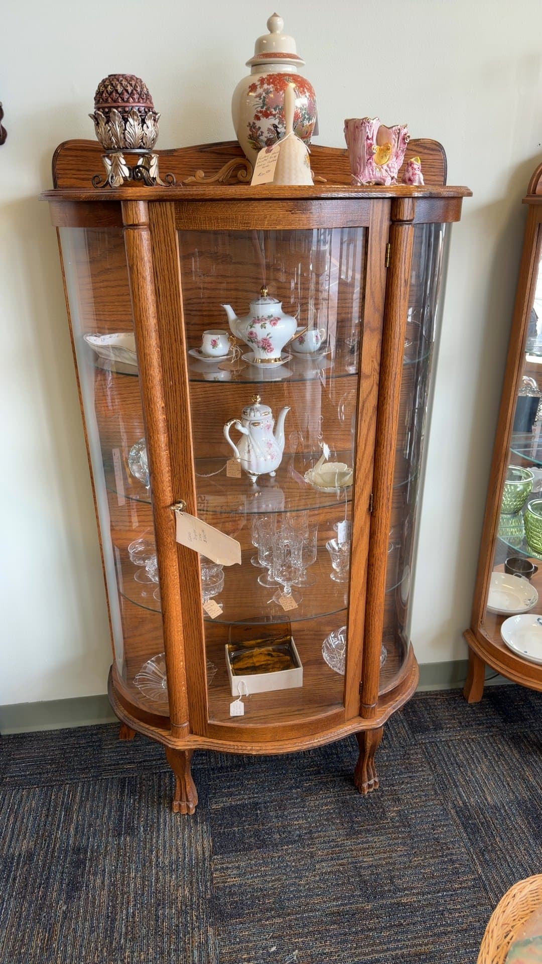Vintage Glass Display Cabinet - Image 1