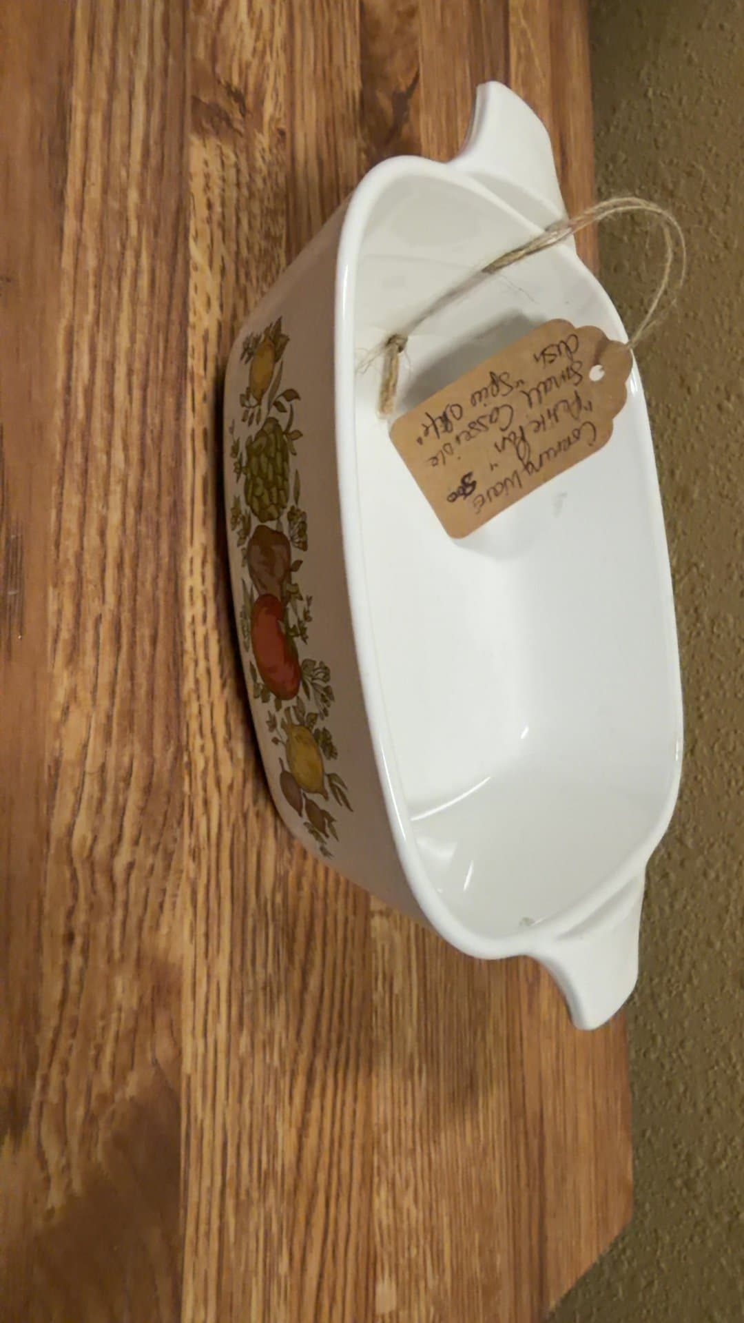 Corning Ware Petite Pan Small Casserole Dish 'Spice of Life' - Image 1