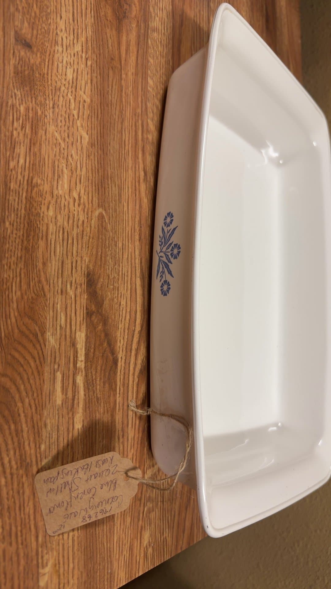 CorningWare Blue Cornflower 2 Quart Baking Pan - Image 1