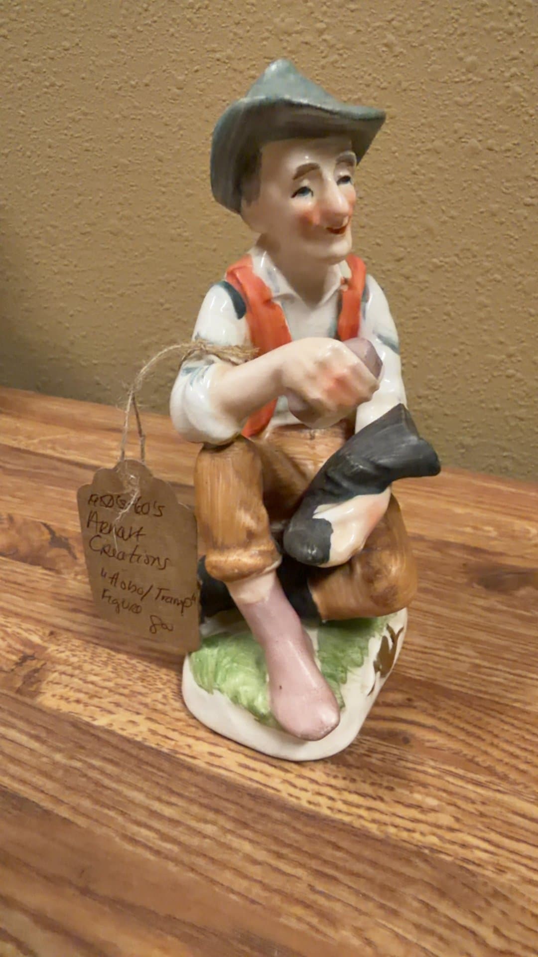 1950s-60s Arnart Creations Hobo/Tramp Figurine - Image 1