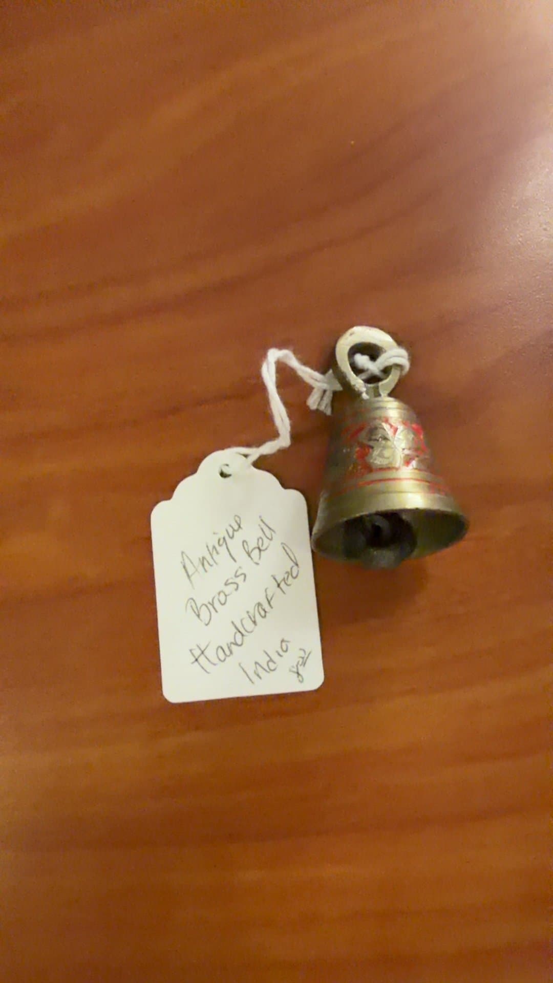 Antique Brass Handcrafted Bell - Image 1