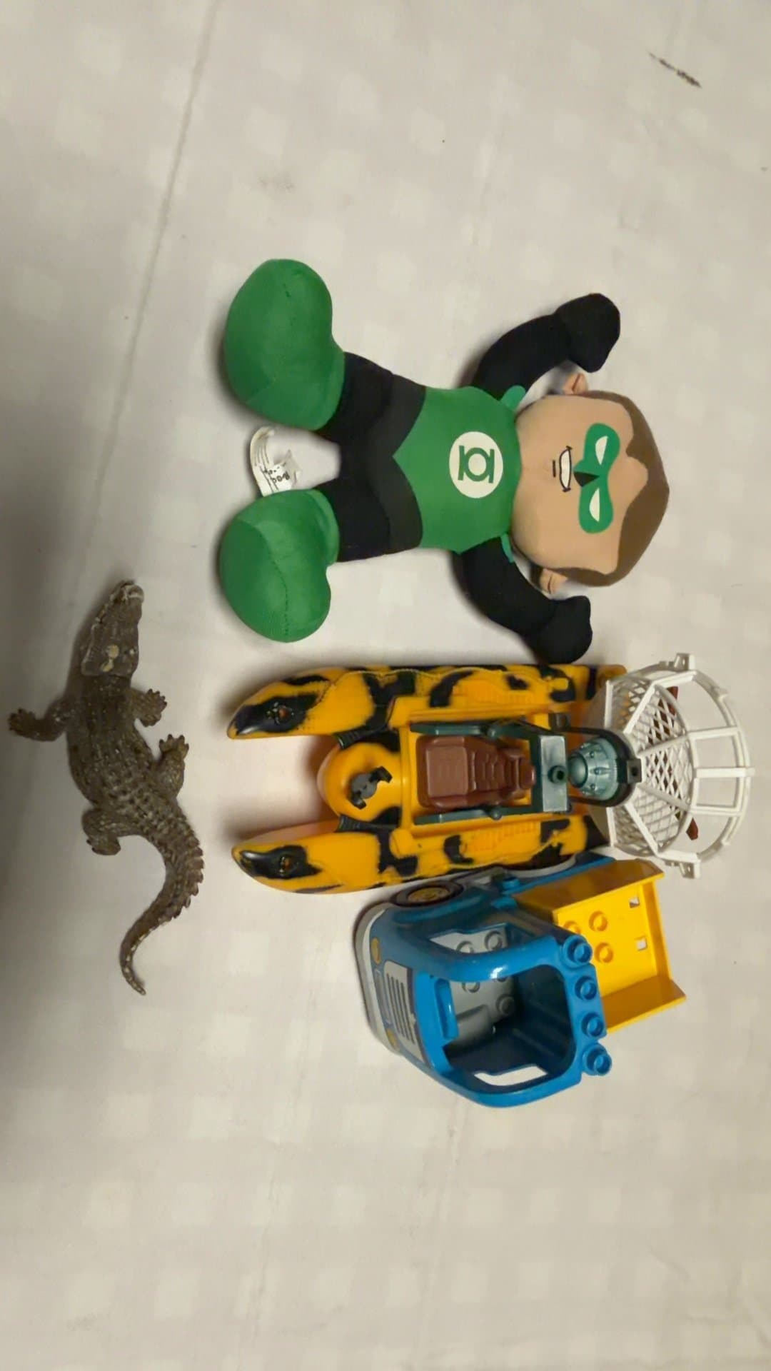 Kids' Toy Lot - Green Lantern Plush, LEGO Duplo - Image 1
