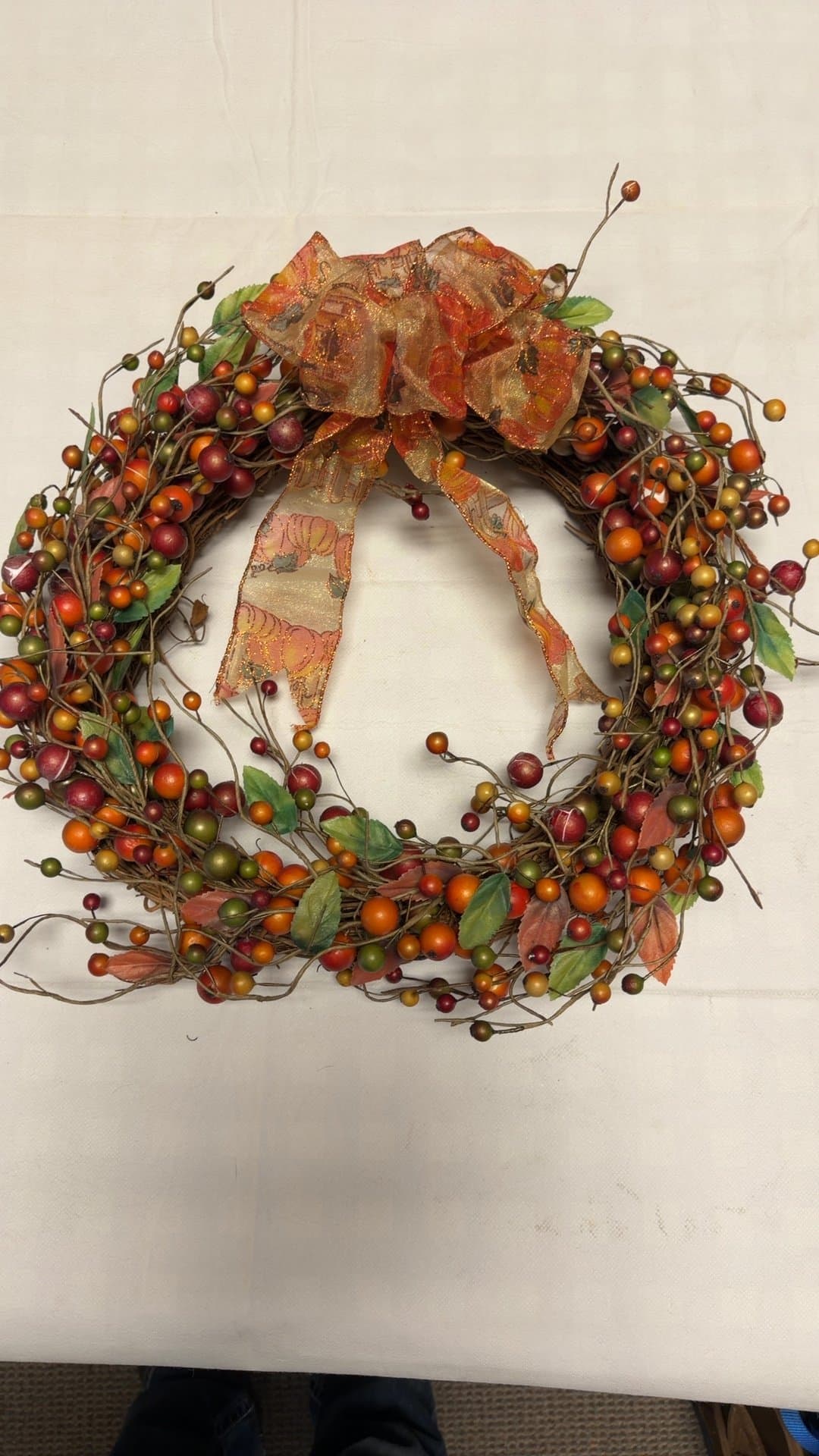 Autumn Harvest Decorative Wreath - Image 1