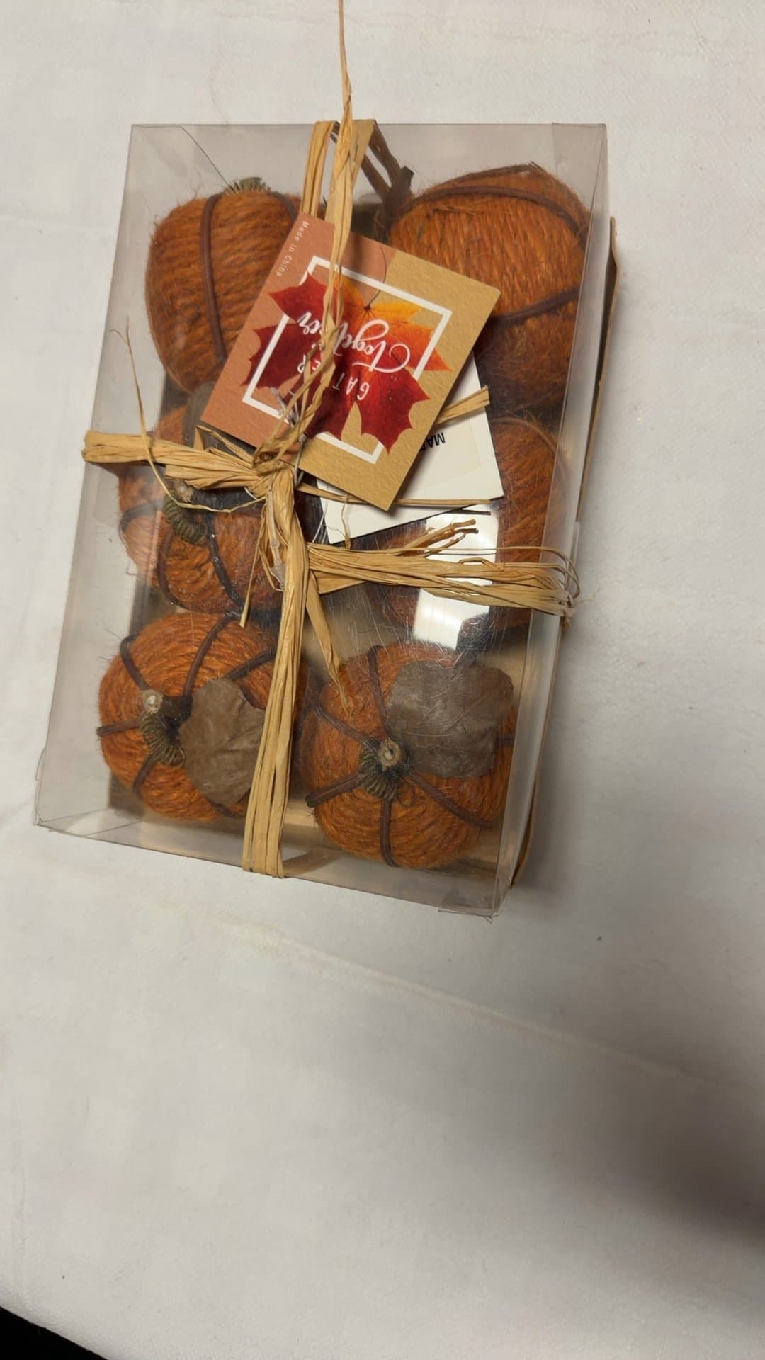 Decorative Wrapped Pumpkins - Image 1