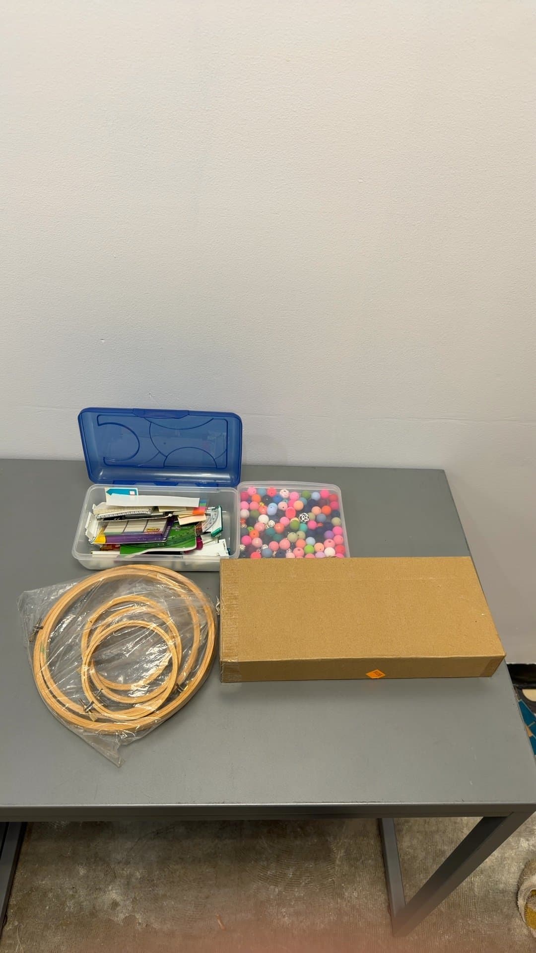 Assorted Craft and Sewing Supplies Lot - Image 1
