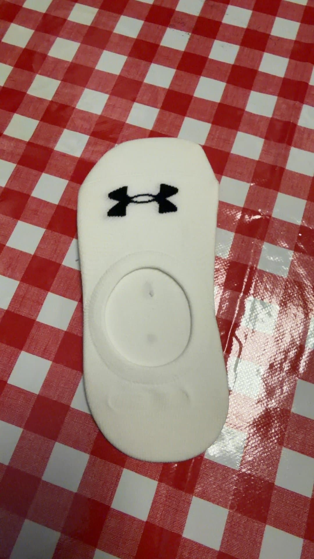 Under Armour White No-Show Liner Sock - Image 1