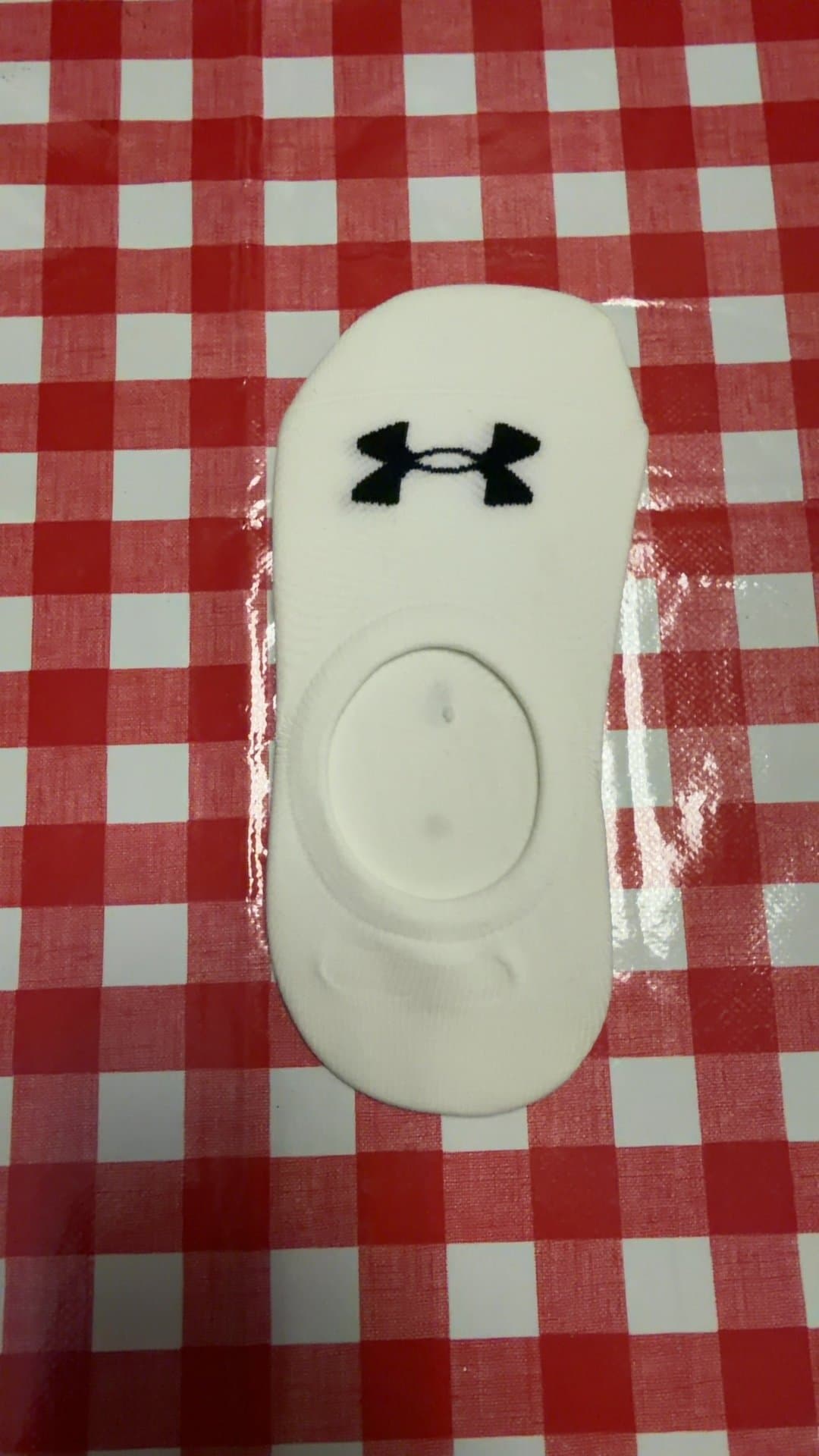 Under Armour White Ultra Low Cut No Show Liner Sock - Image 1