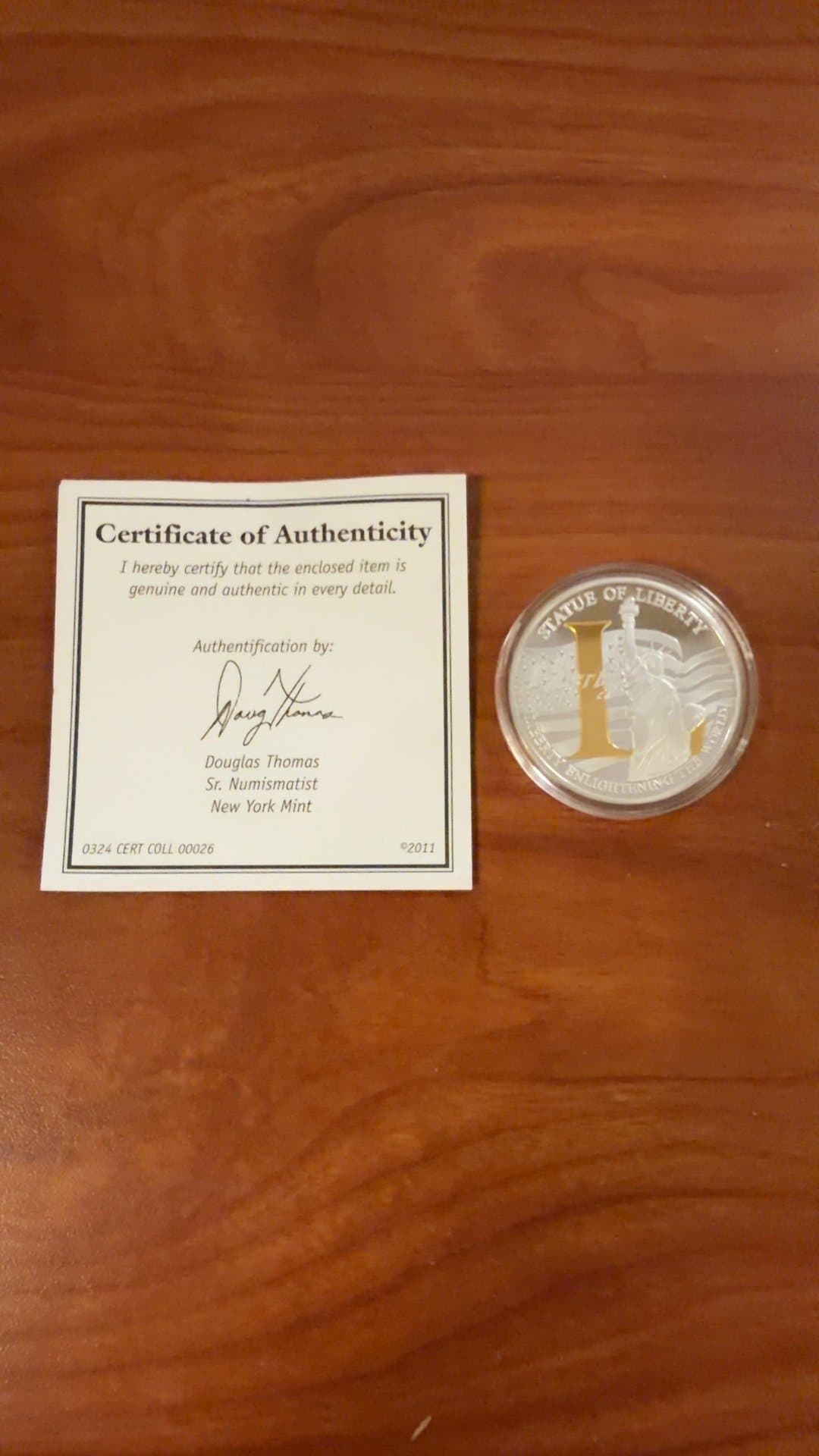 Statue of Liberty Commemorative Coin - Image 1