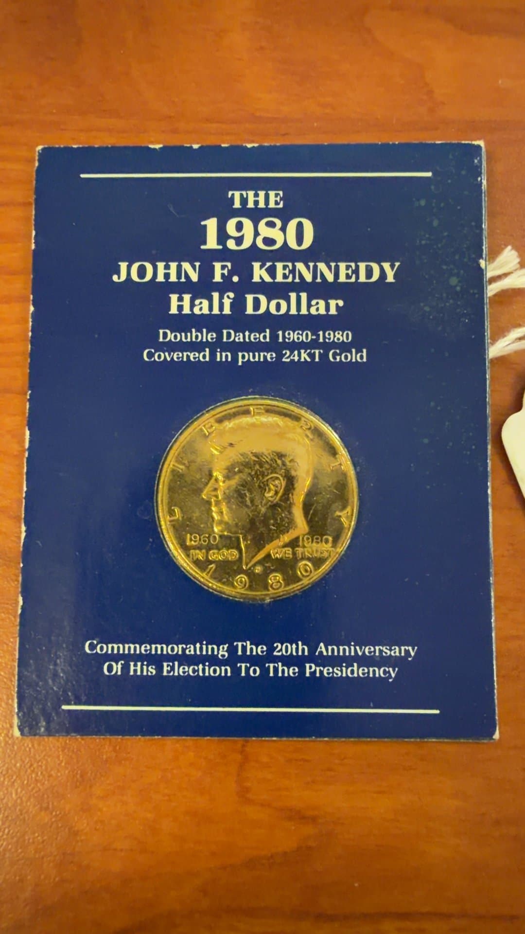 1980 John F. Kennedy Half Dollar Commemorative Coin - Image 1