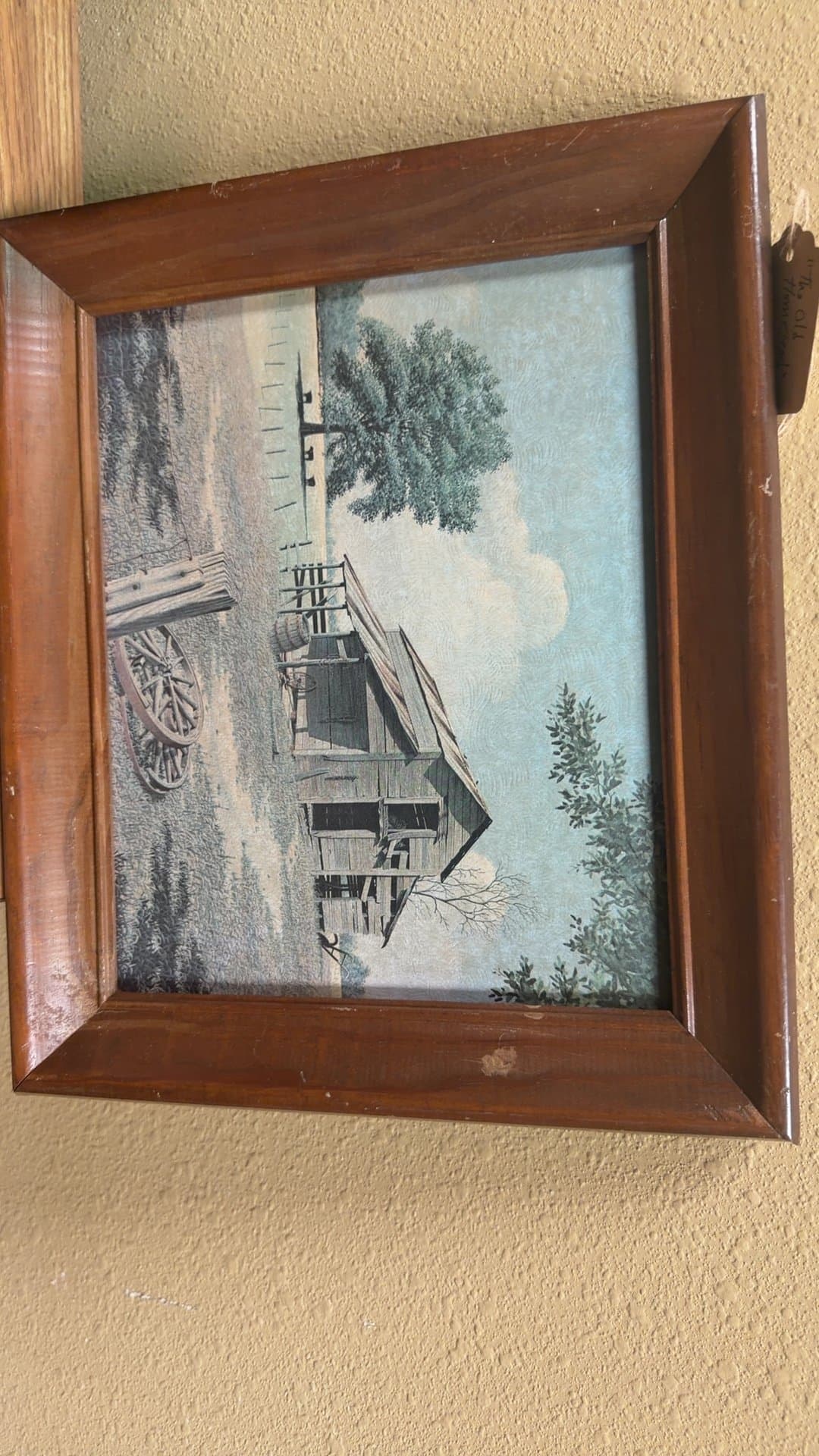 Framed Rustic Barn Artwork - Image 1
