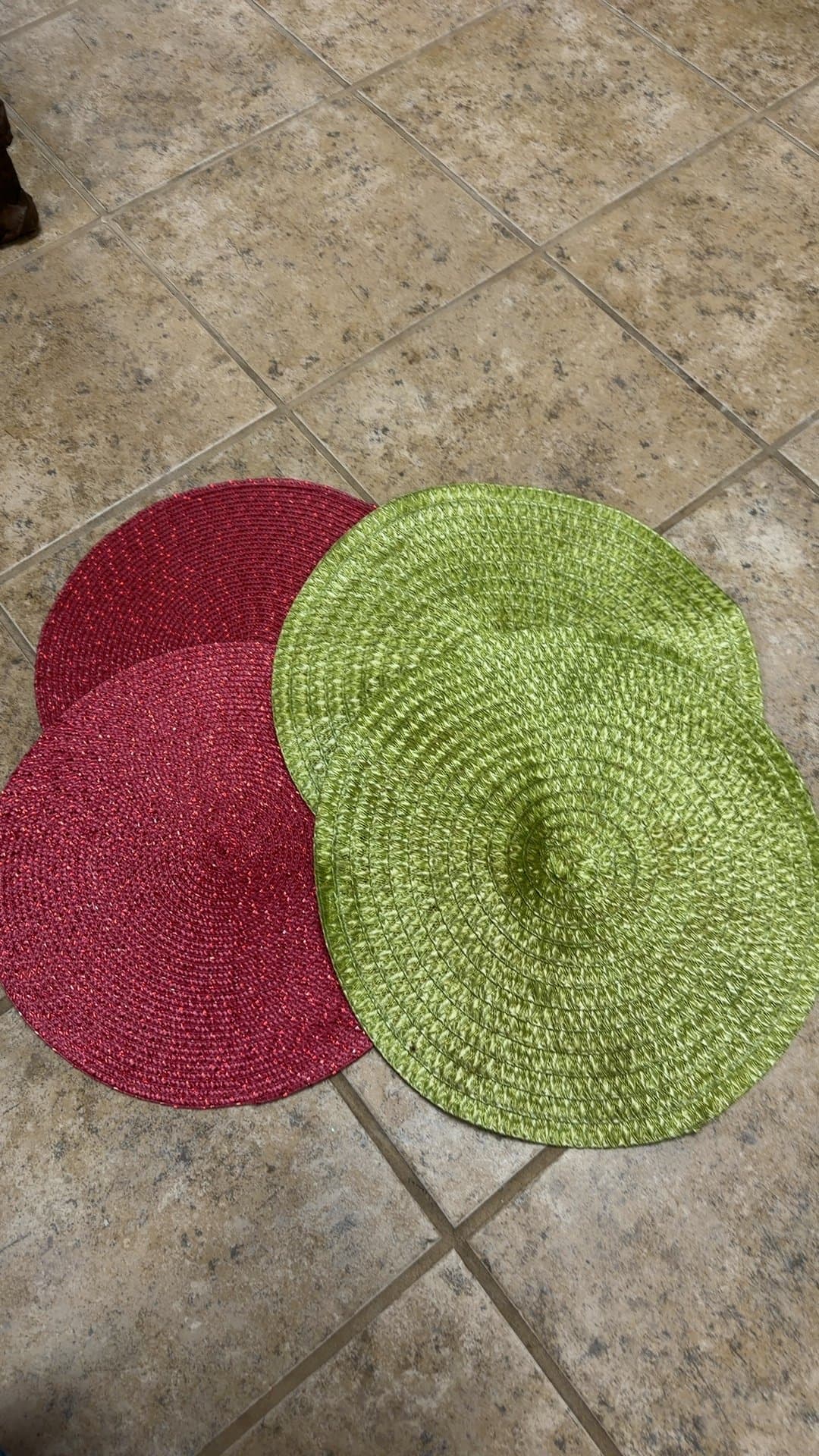 Round Braided Woven Placemats (Set of 4) - Image 1
