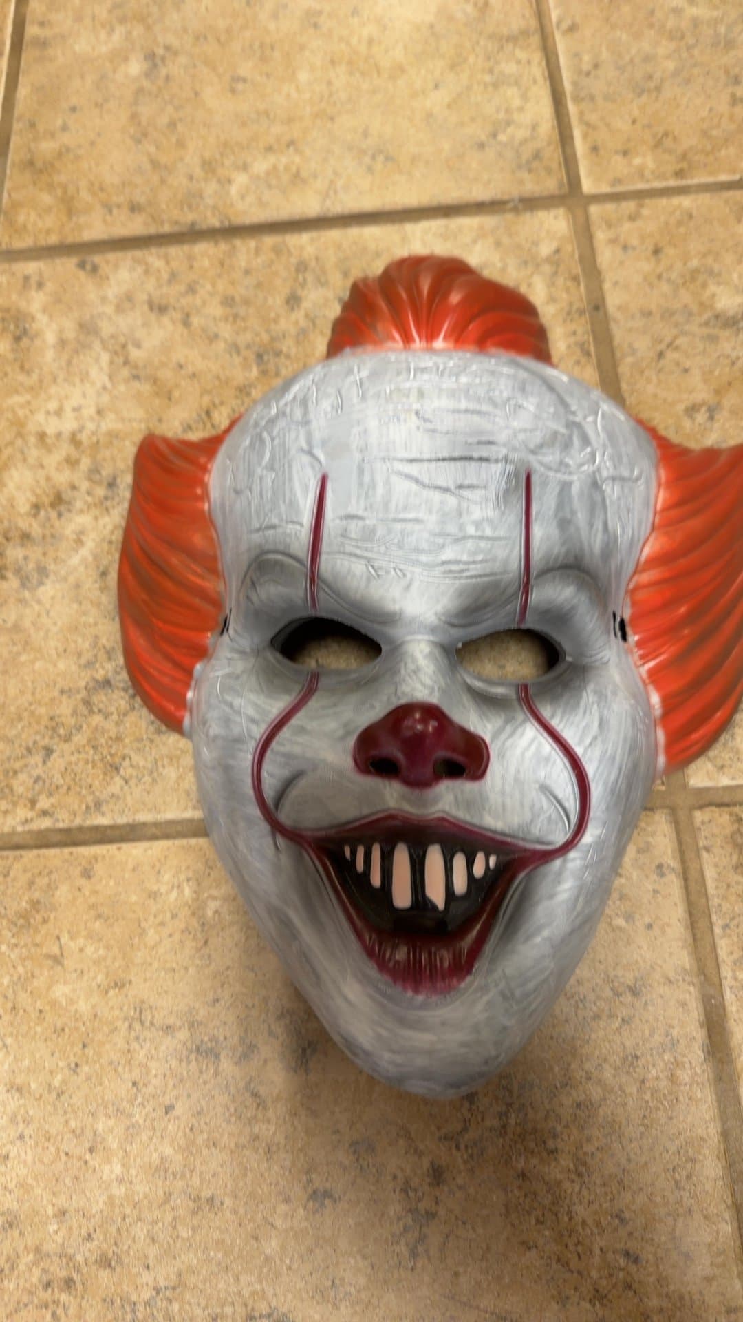 Pennywise the Dancing Clown Halloween Costume Mask - Image 1