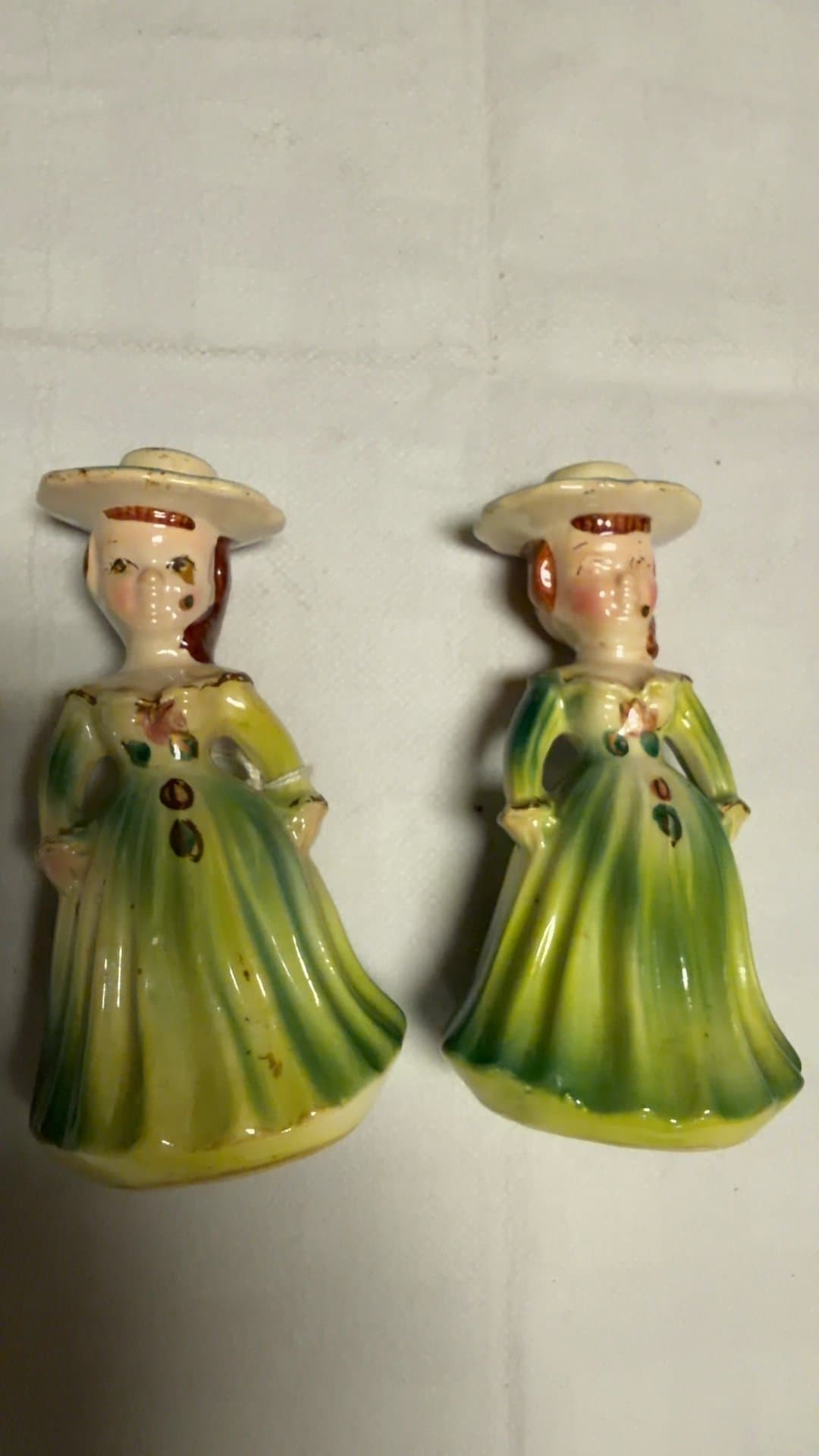 Vintage Ceramic Lady Figurines - Image 1