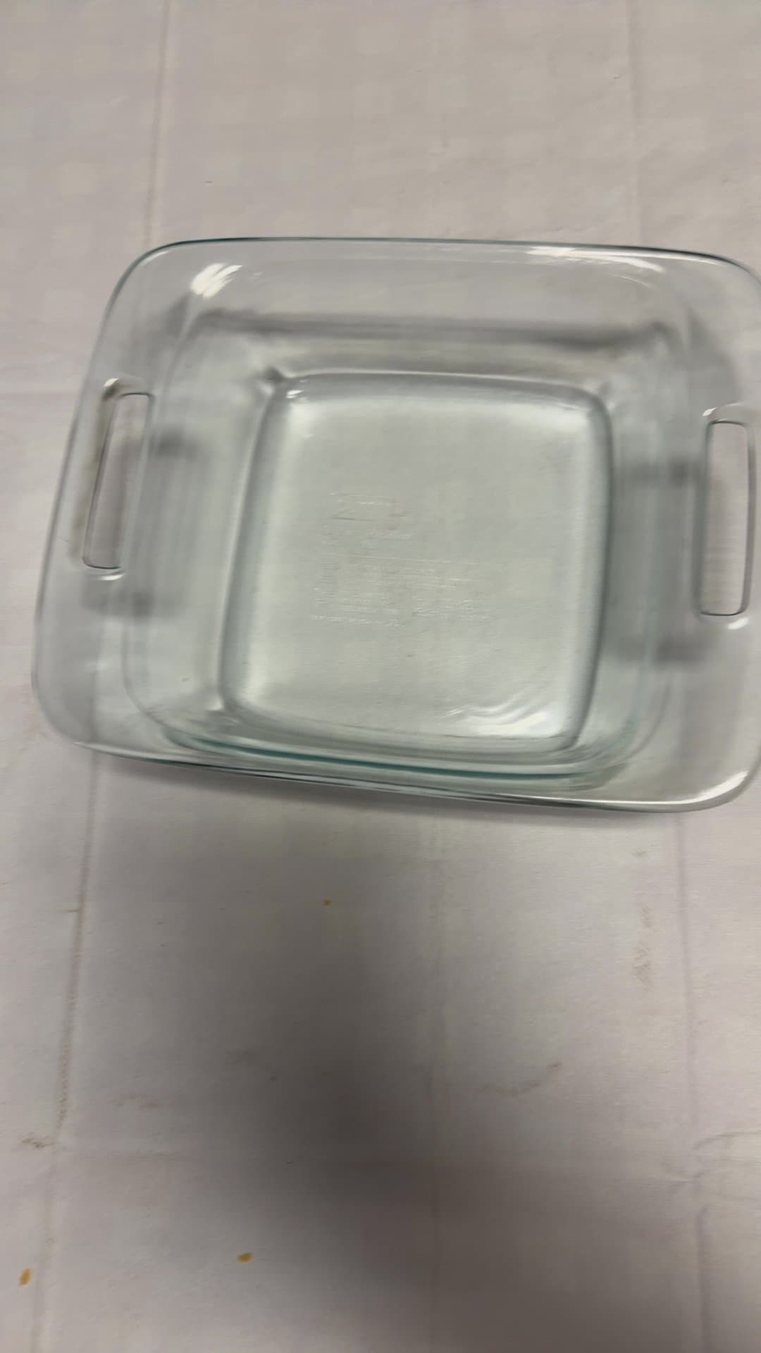 Pyrex Square Glass Baking Dish - Image 1