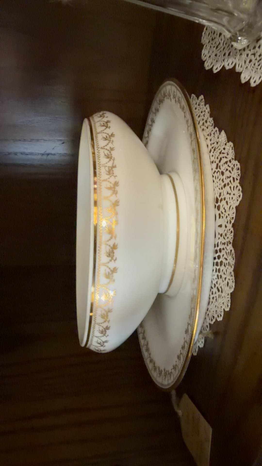 Haviland & Co. Limoges French Porcelain Bowl and Saucer - Image 1