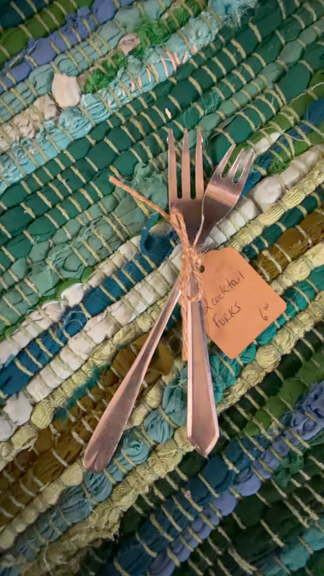 Set of 2 Cocktail Forks - Image 1