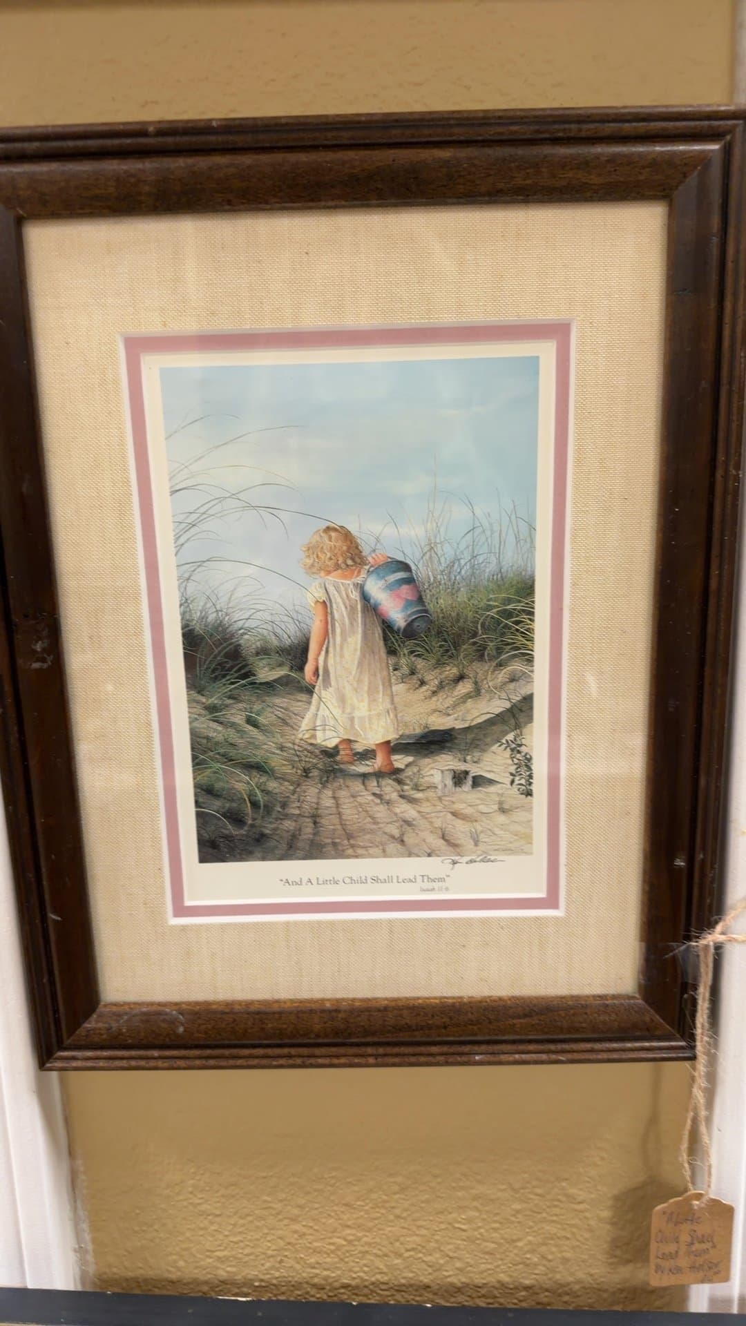 Framed Print 'A Little Child Shall Lead Them' by Ken Helser - Image 1