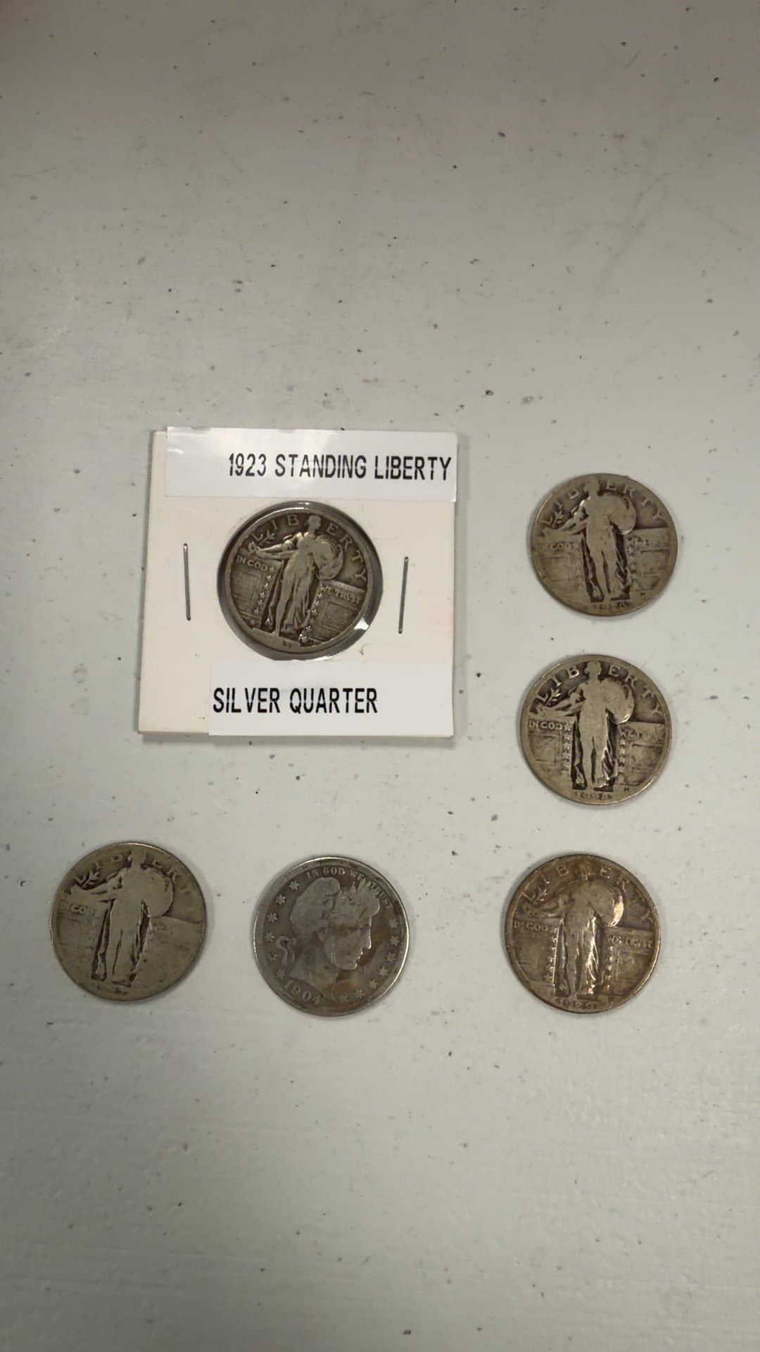 1923 Standing Liberty Silver Quarter Collection - Image 1