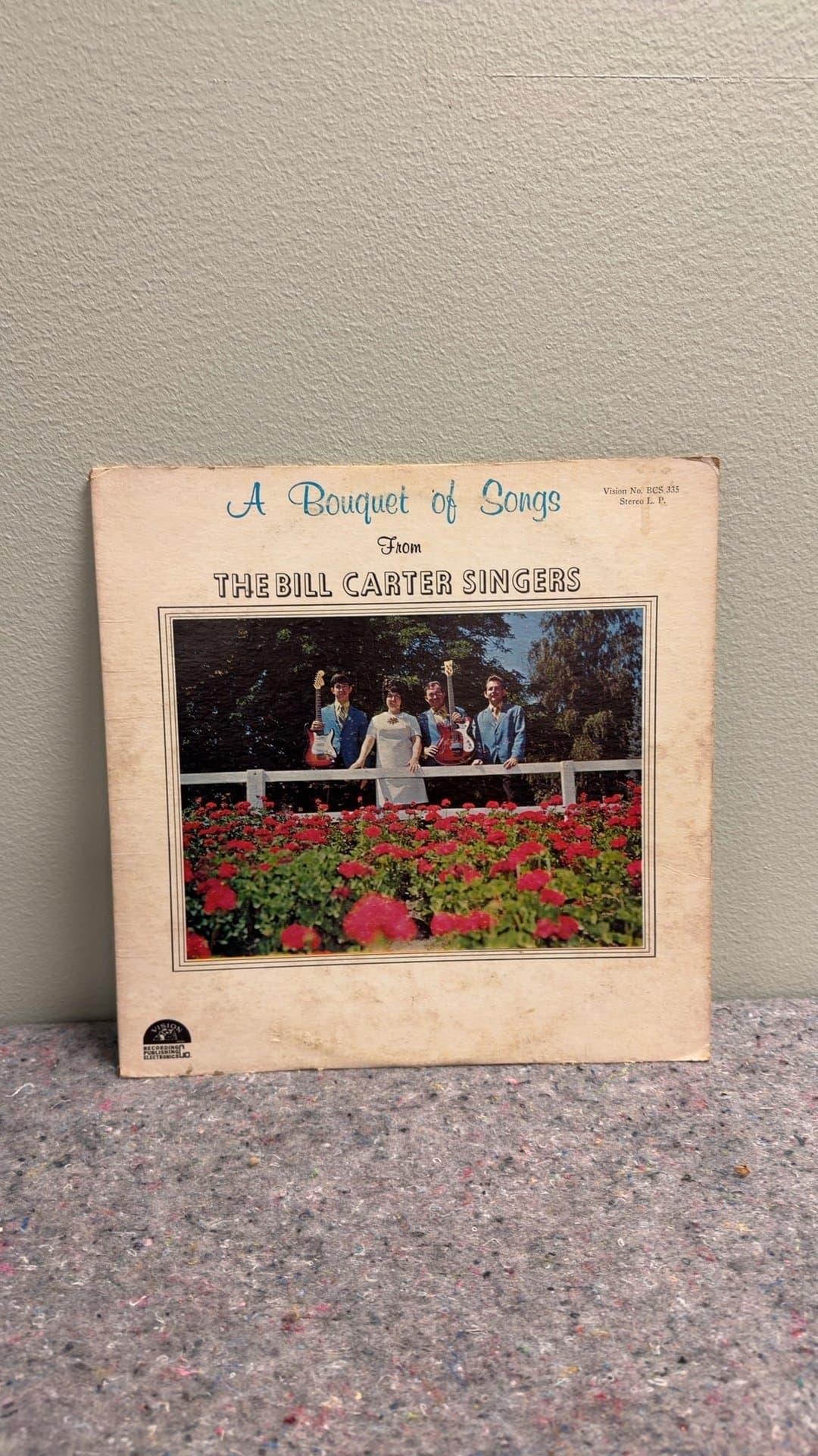 A Bouquet of Songs by The Bill Carter Singers Vinyl Record - Image 1
