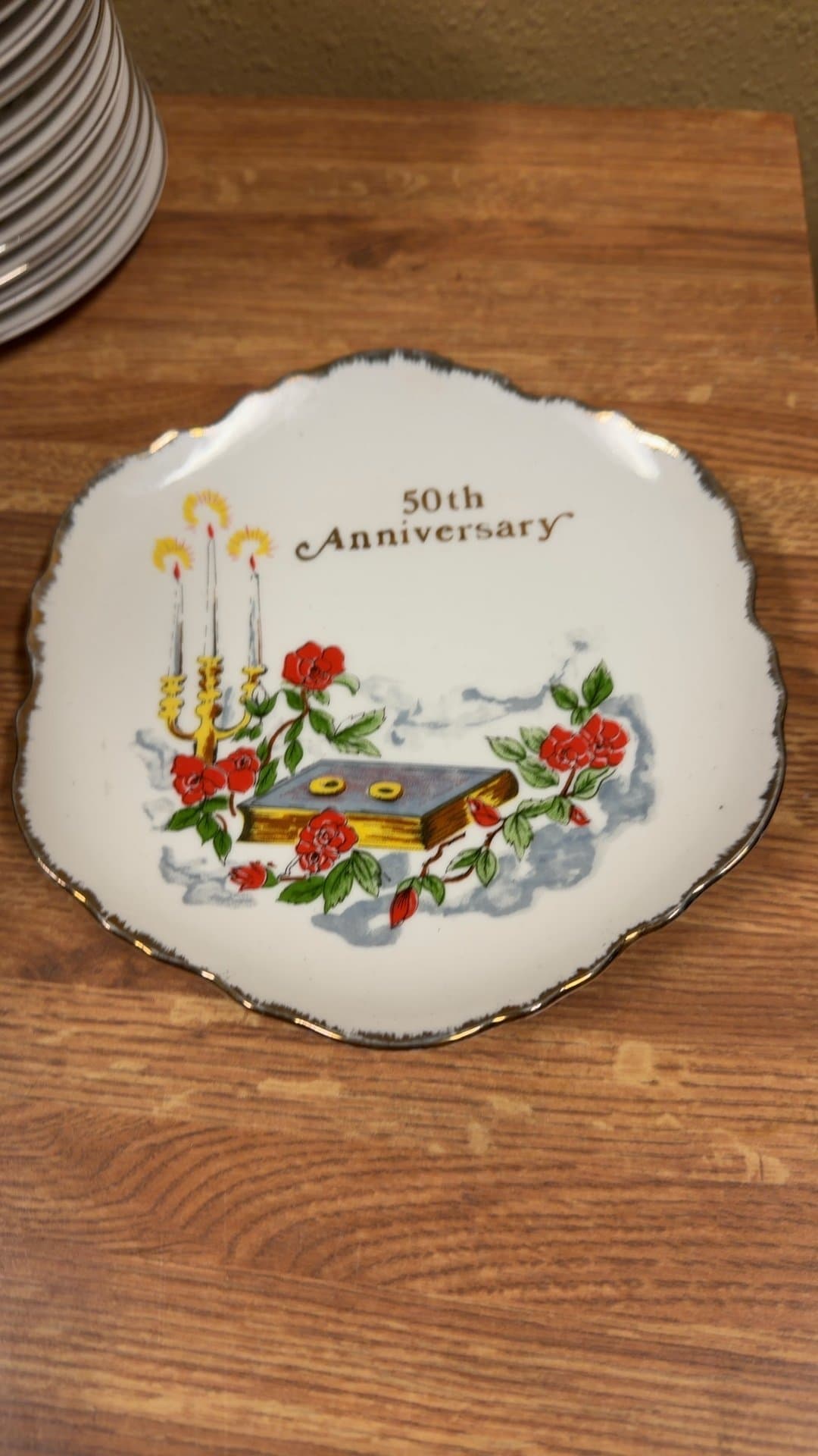 50th Anniversary Commemorative Plate - Image 1