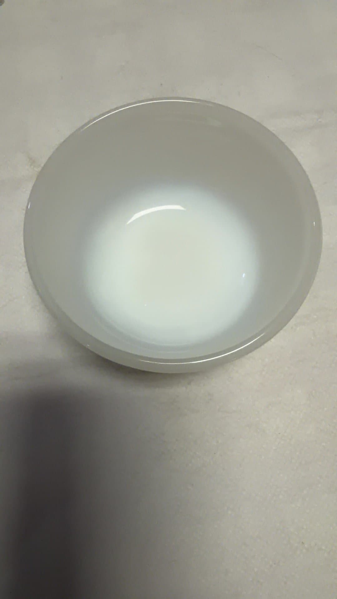 Vintage Fire-King Milk Glass Bowl - Image 1