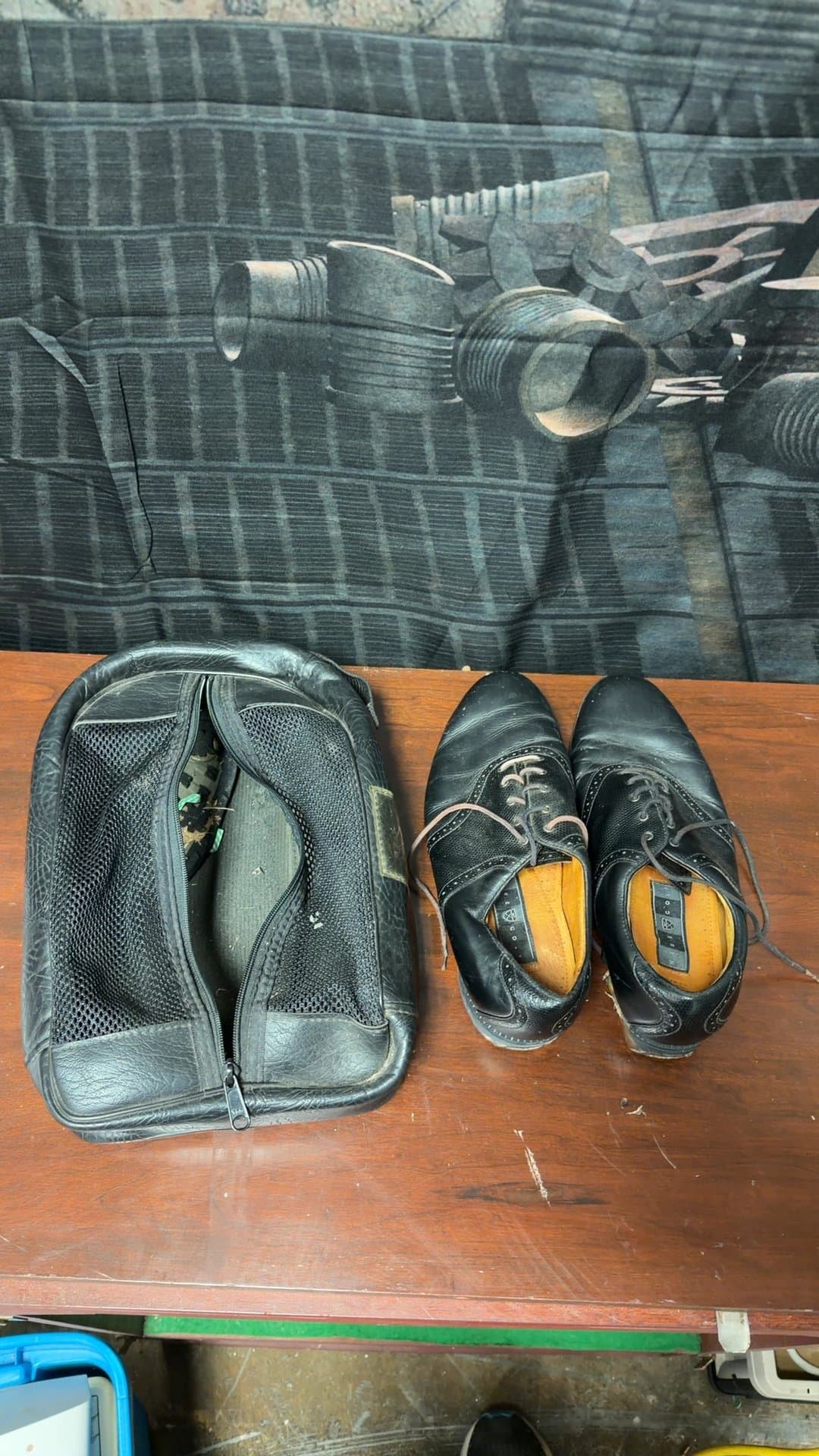 Vintage Nike Air Comfort Golf Shoes with Carrying Case - Image 1
