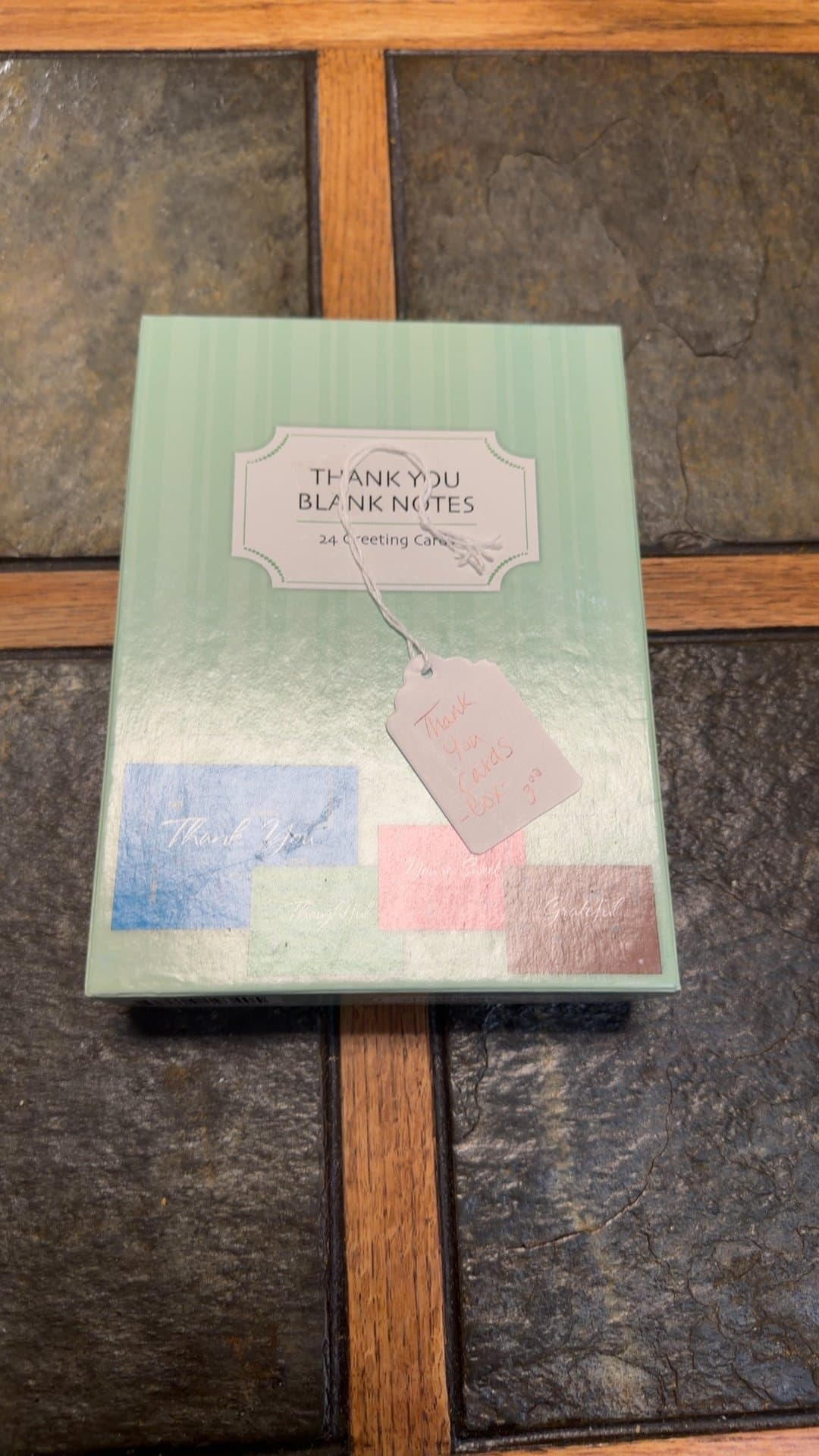 Thank You Blank Notes Greeting Cards Set - Image 1