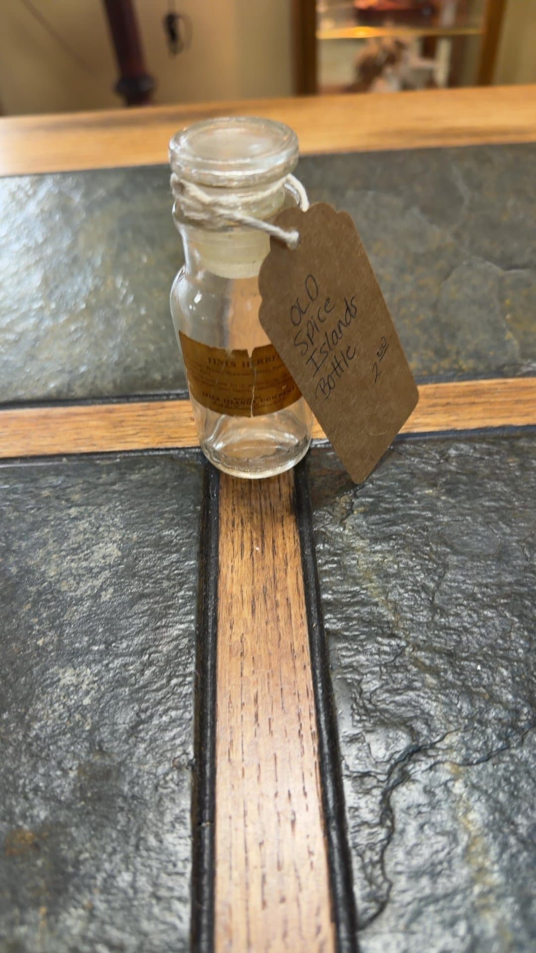 Vintage Spice Islands Glass Bottle - Image 1