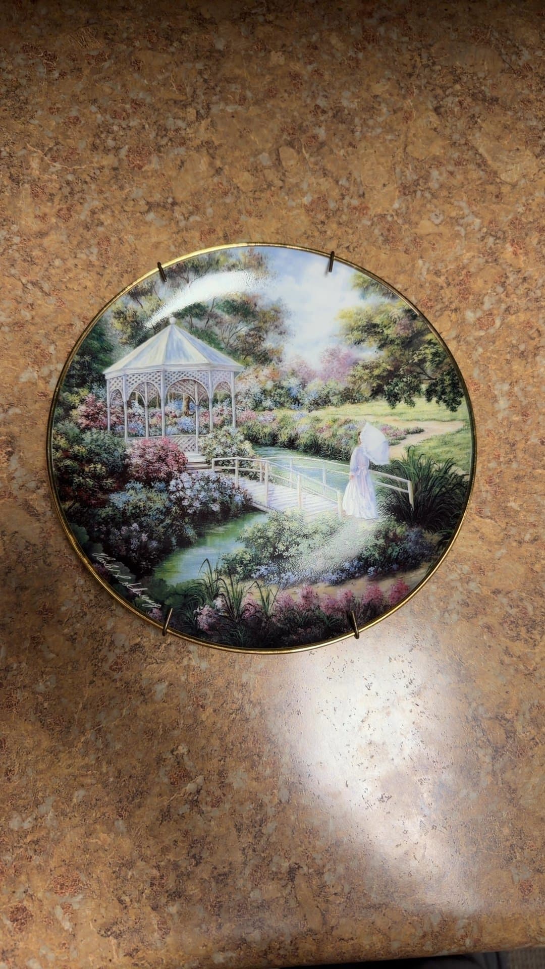 Garden Gazebo Limited Edition Decorative Plate - Image 1