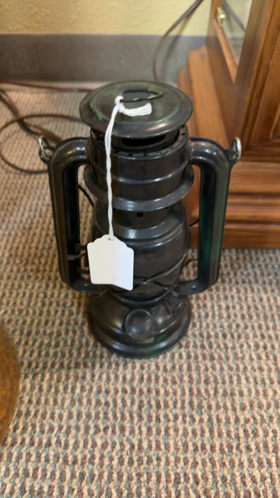 Vintage Metal Lantern - Image 1