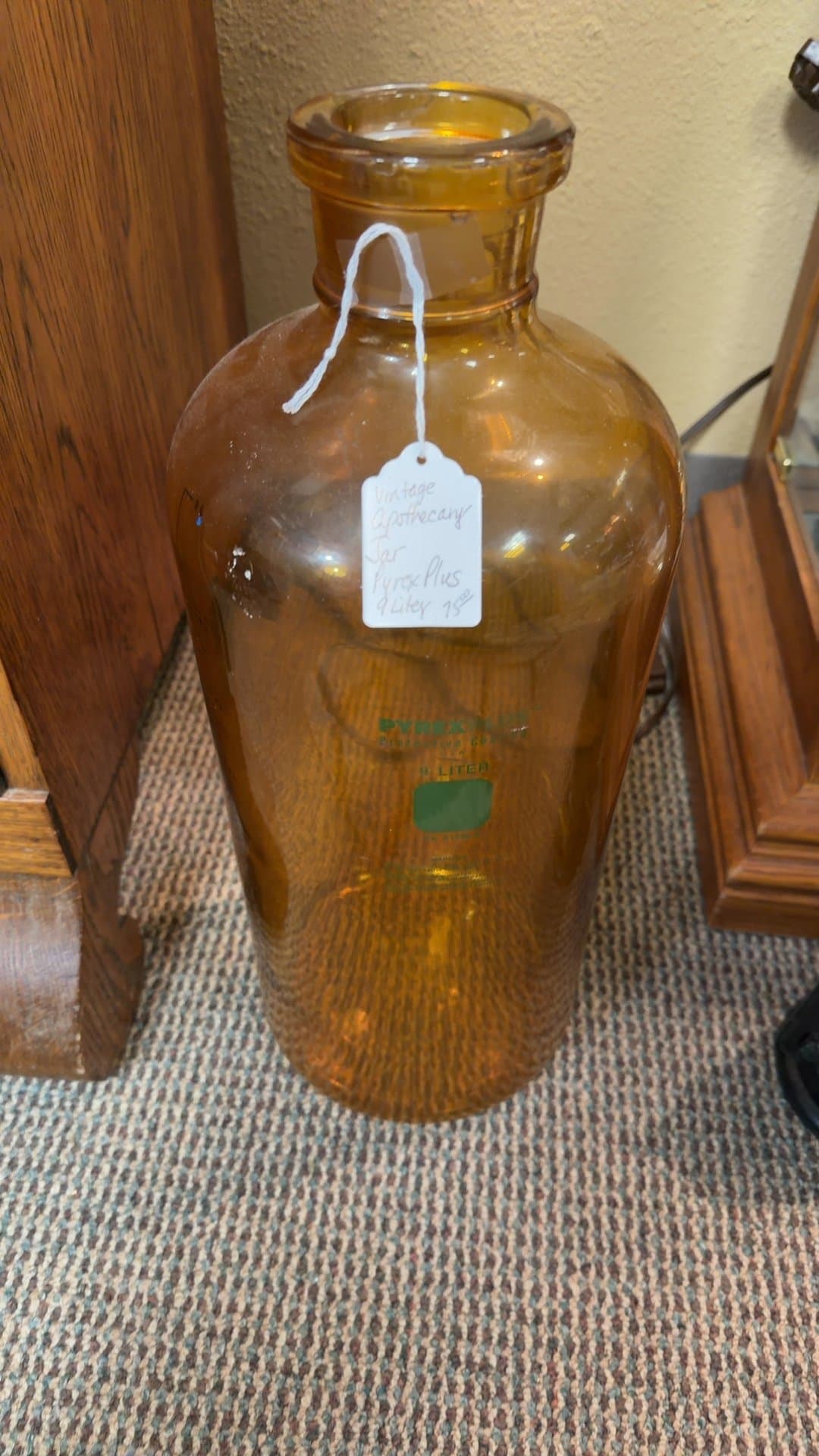 Vintage Pyrex Plus Apothecary Jar