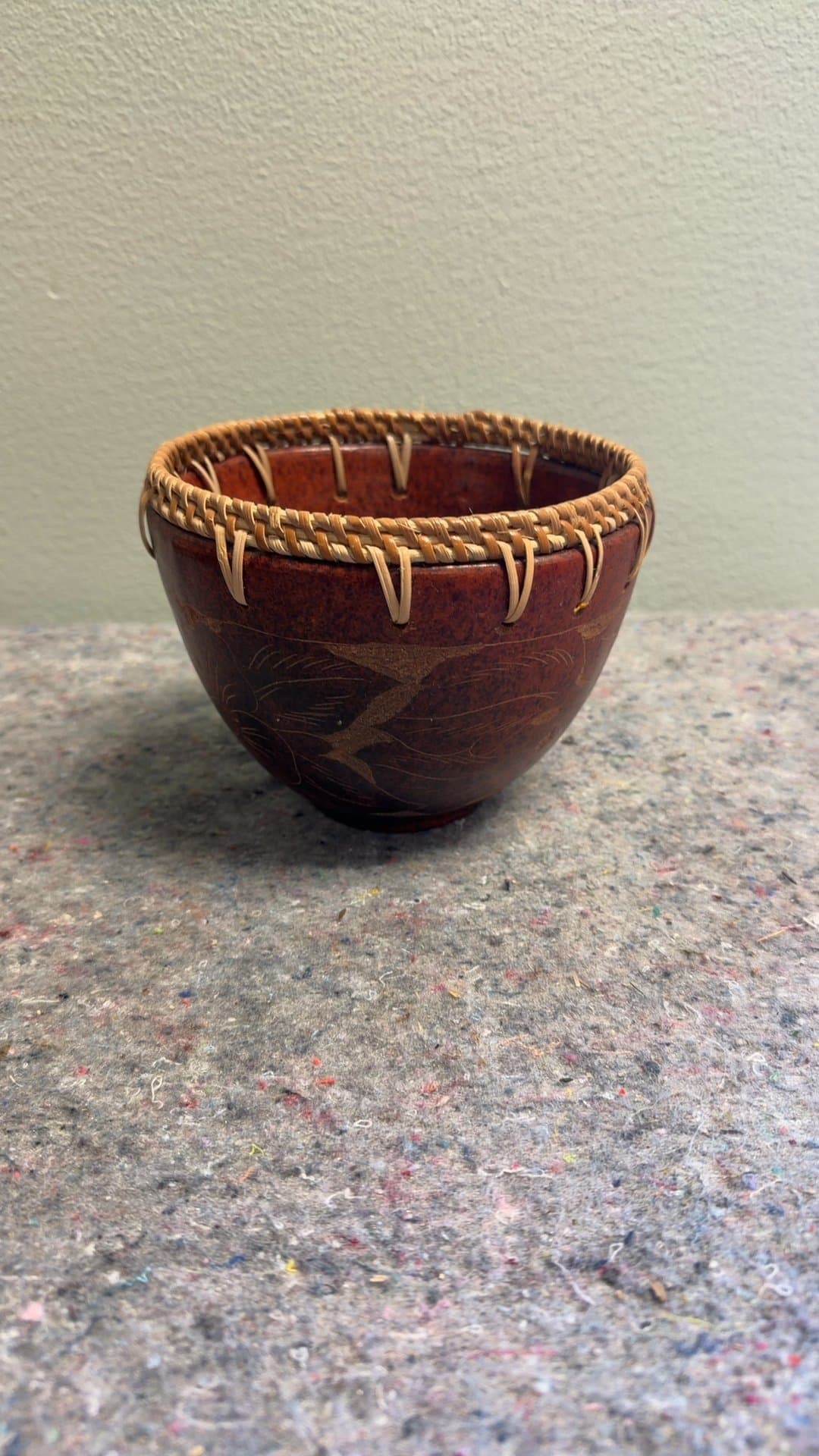 Handcrafted Jamaican Earthenware Bowl - Image 1