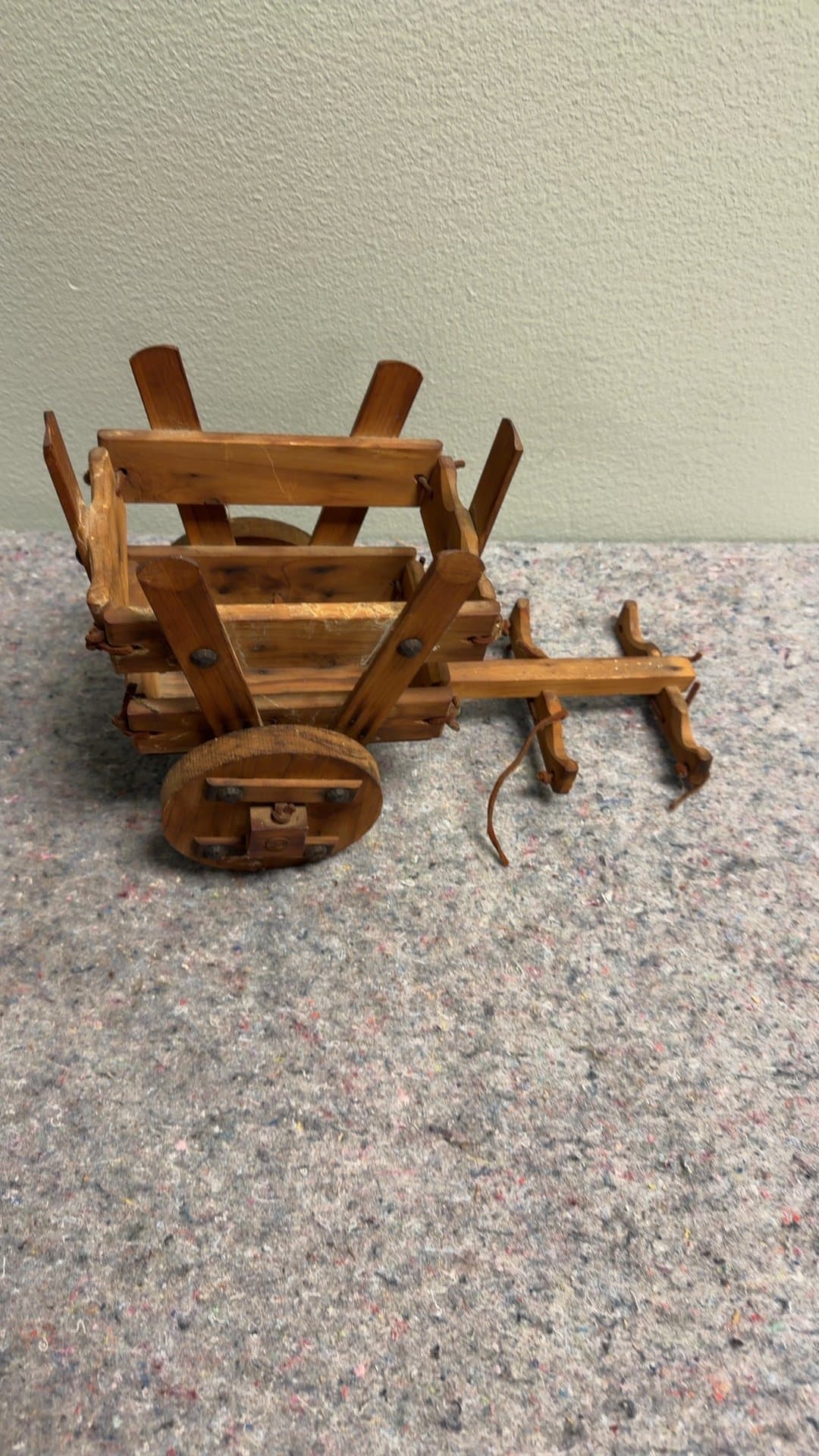 Wooden Miniature Cart - Image 1