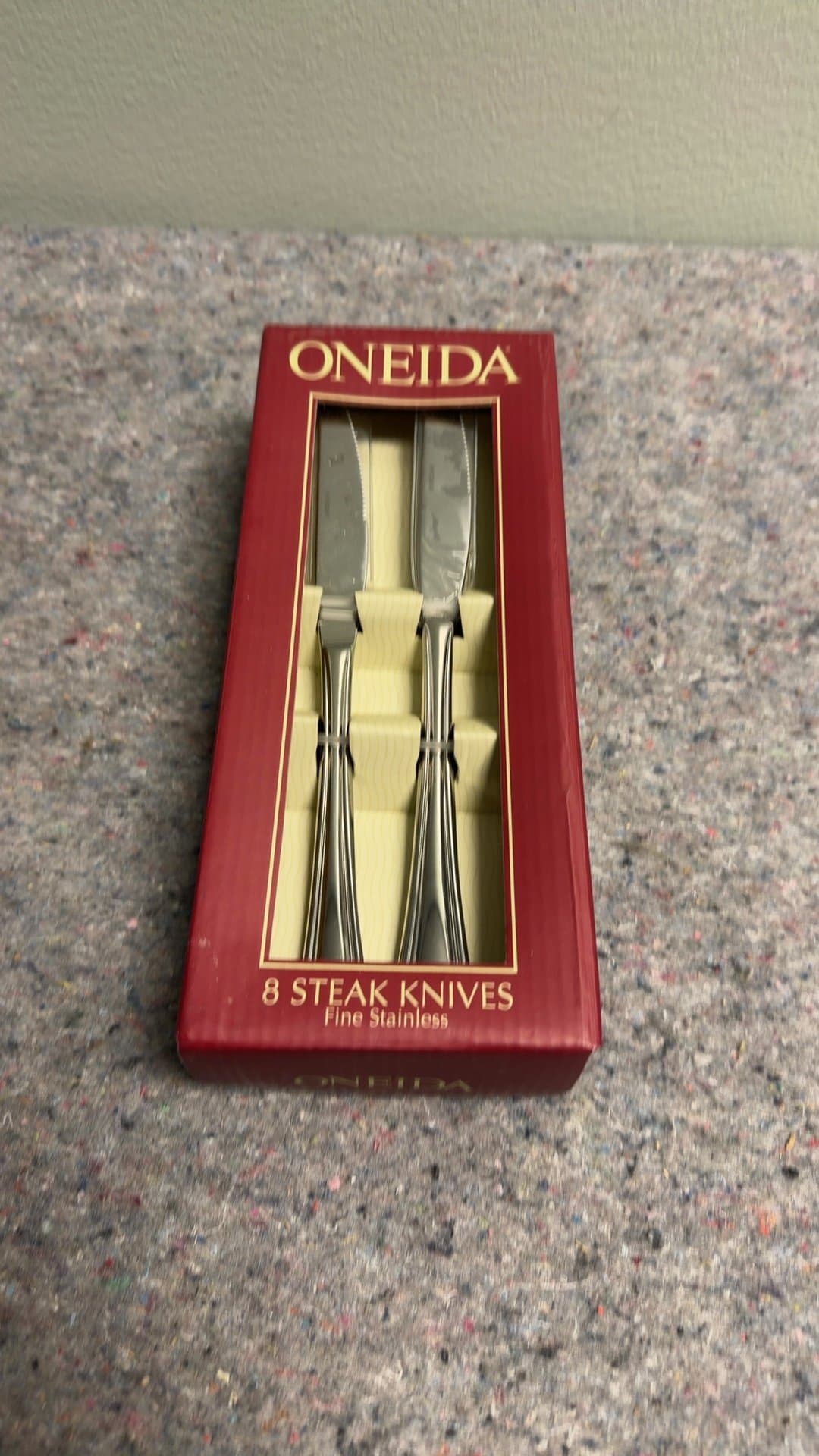 2 Oneida 8-Piece Knife Sets - Image 1