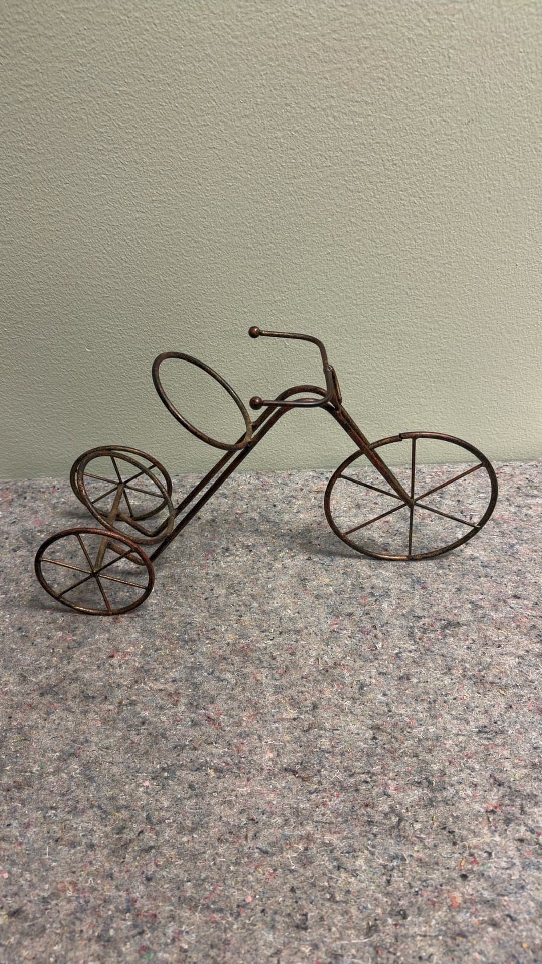 Vintage Metal Bicycle Plant Stand - Image 1