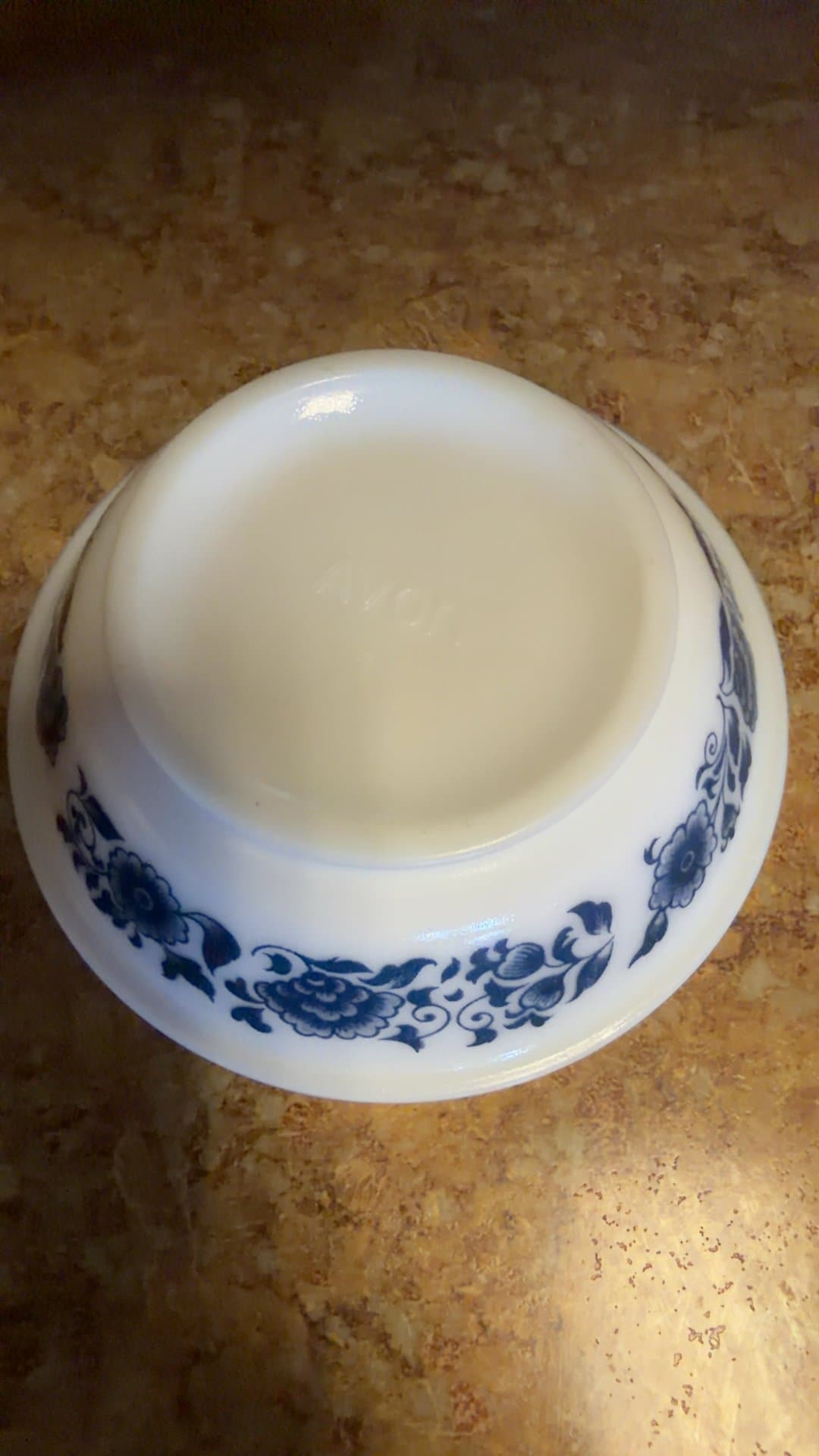 Avon Blue and White Bowl - Image 1