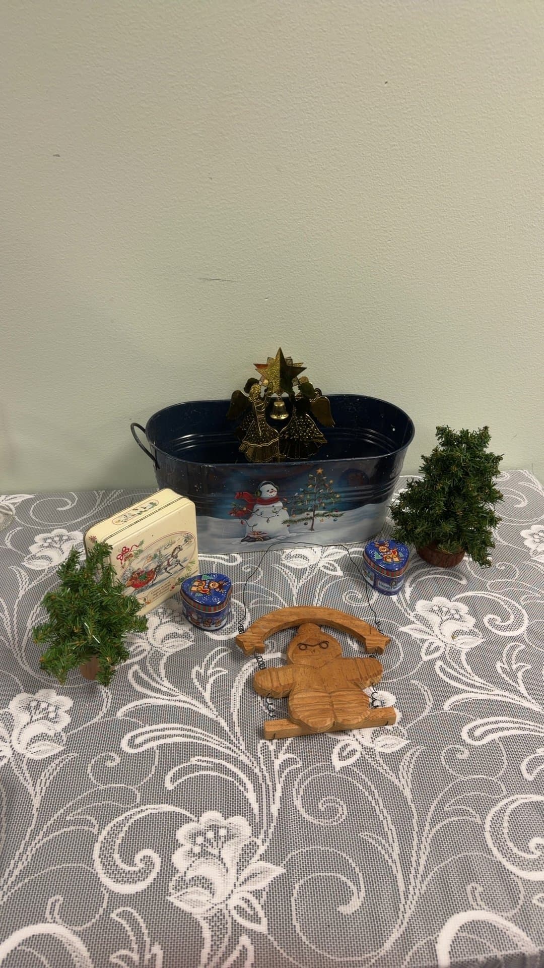 Assorted Vintage Christmas Decor Lot - Image 1