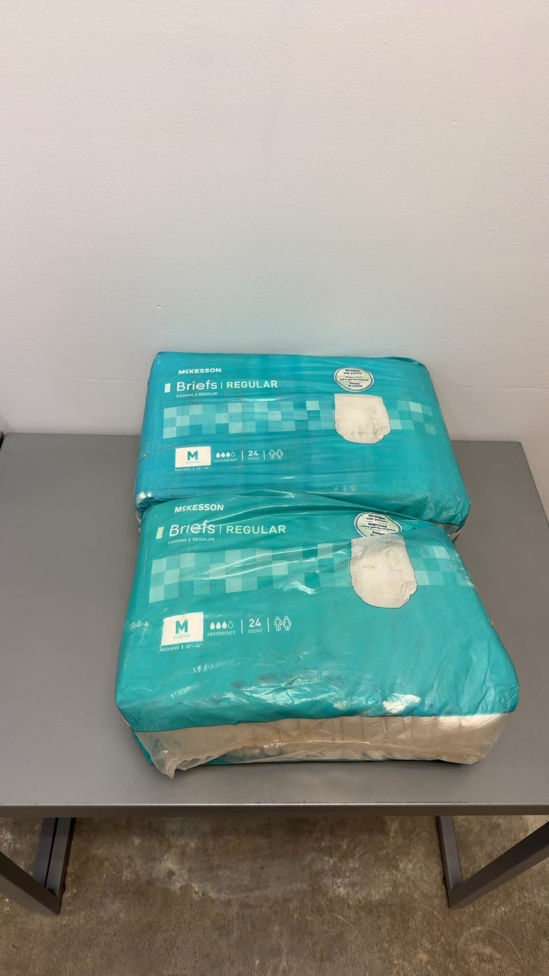 McKesson Adult Incontinence Briefs Medium 24 Count Pack of 2 - Image 1