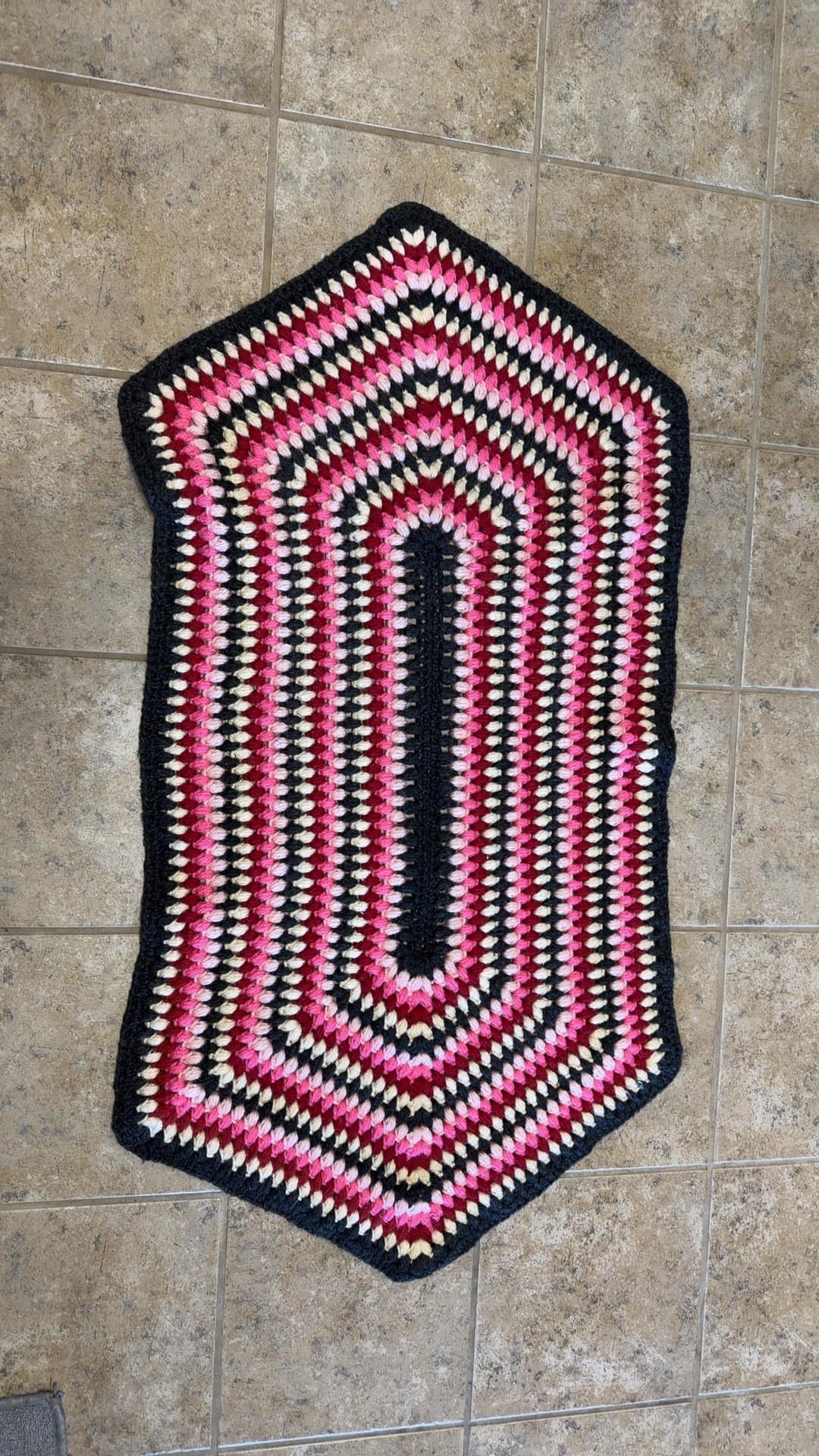Handmade Crochet Rug - Image 1