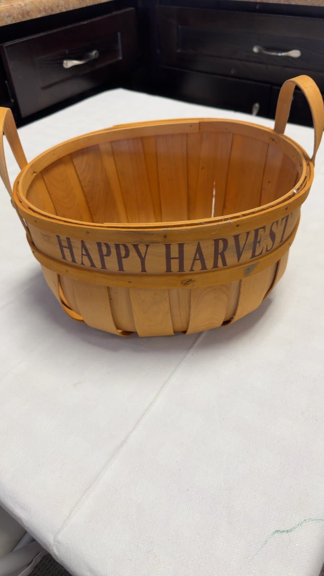 Wooden Harvest Basket - Image 1