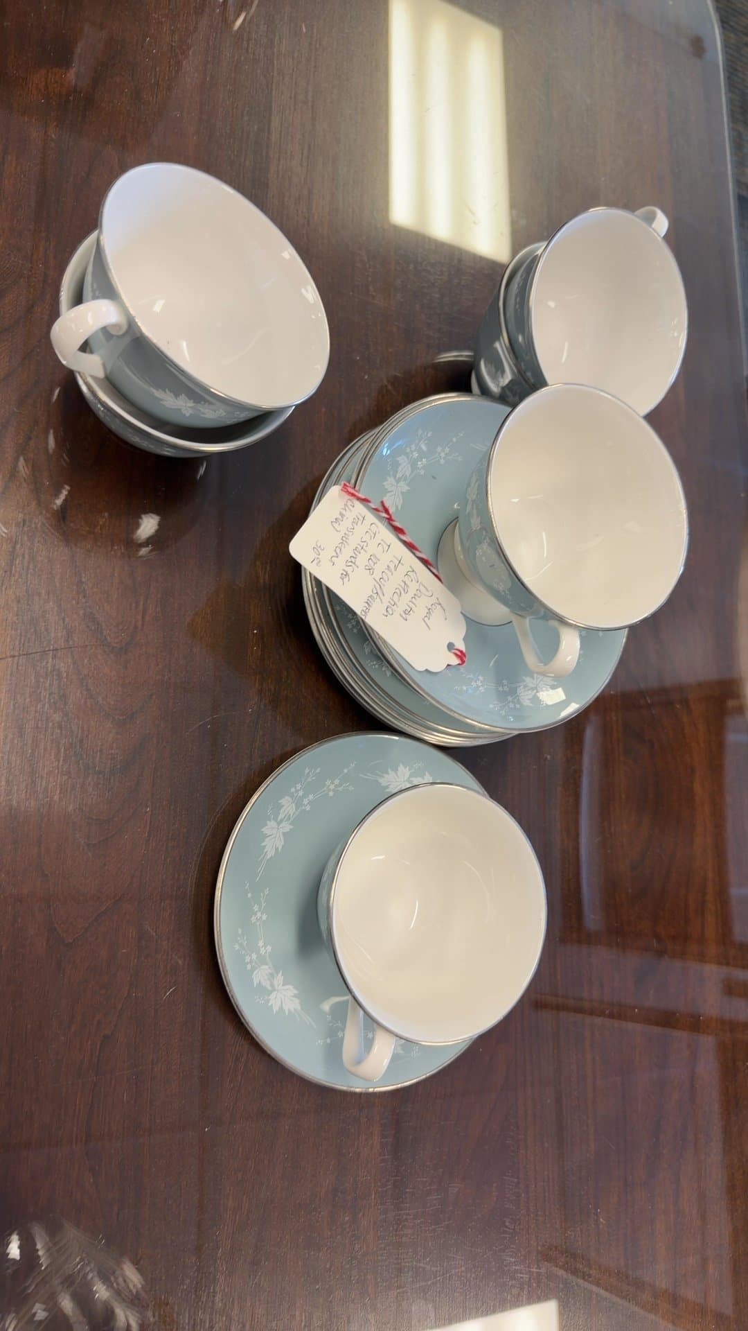 Royal Doulton Reflection Teacup and Saucer Set - Image 1