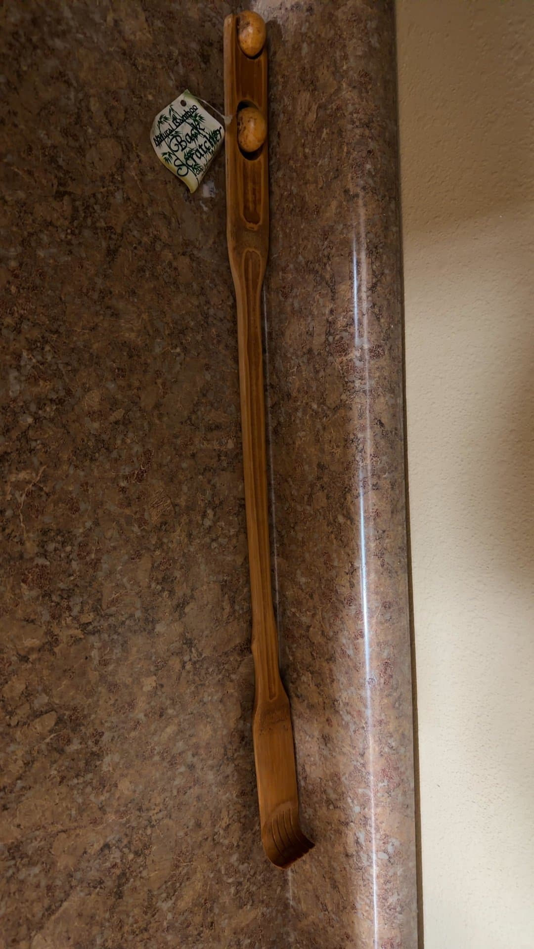 Wooden Back Scratcher with Roller Balls - Image 1