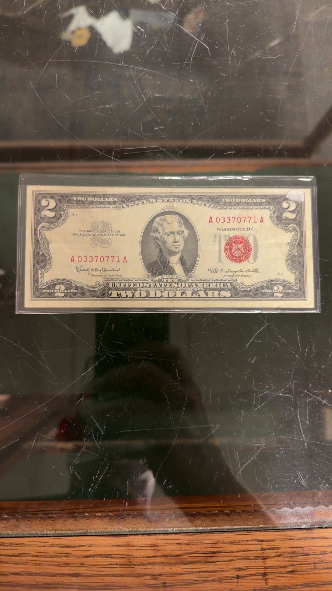 1953 United States Two-Dollar Bill Red Seal - Image 1