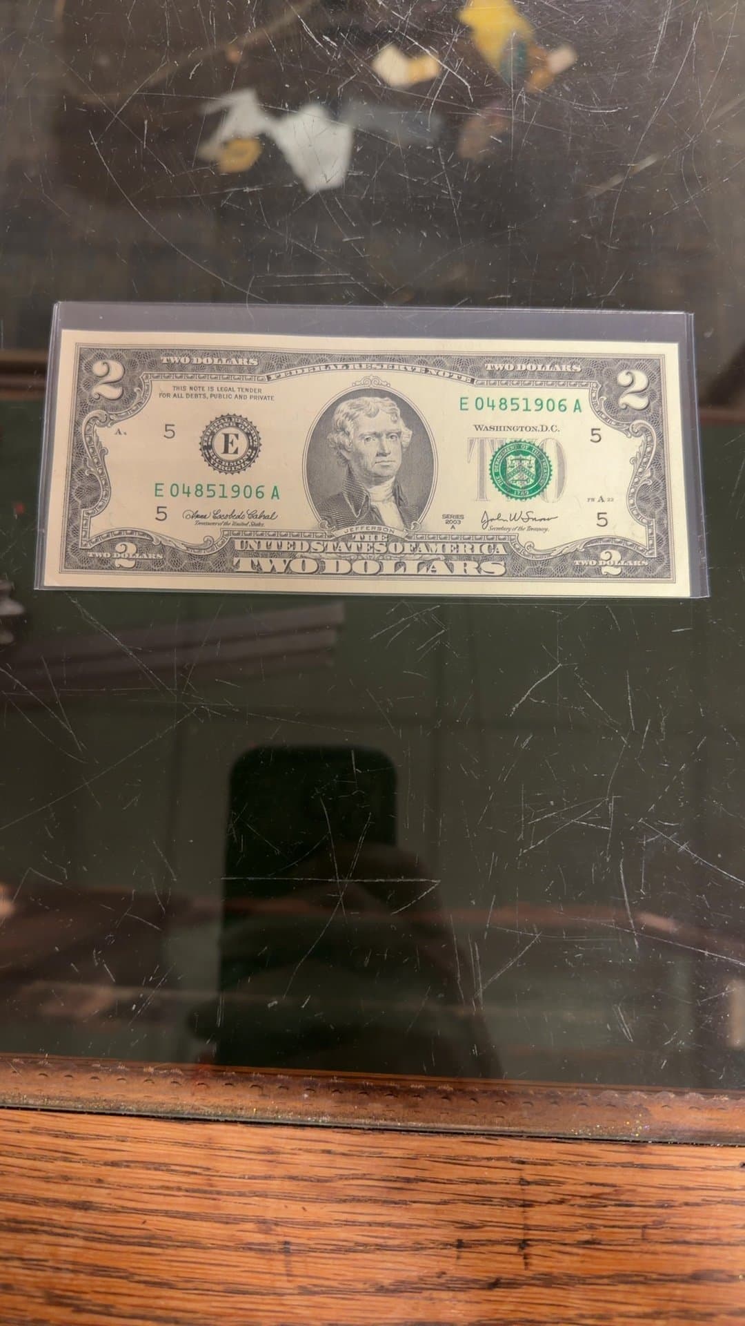 1976 United States Two-Dollar Bill - Image 1