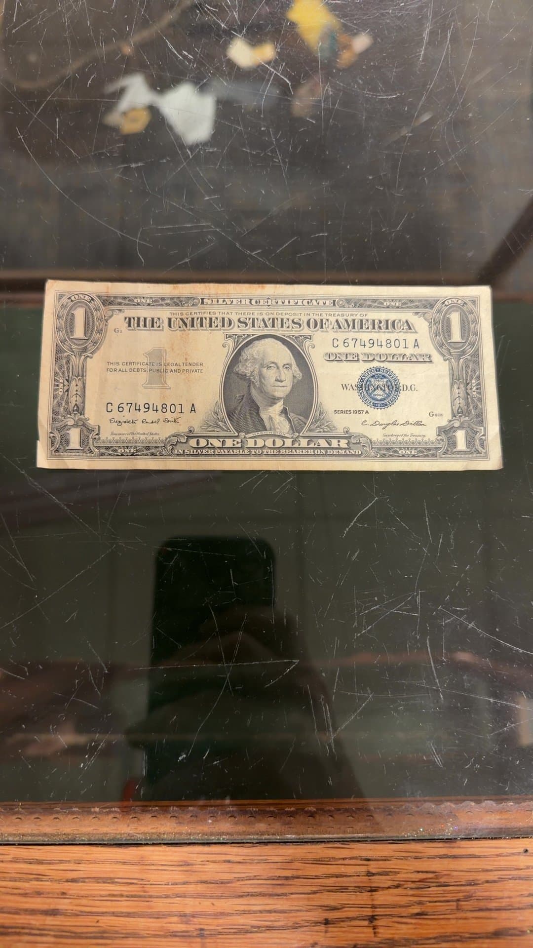 1957 Series One Dollar Silver Certificate - Image 1