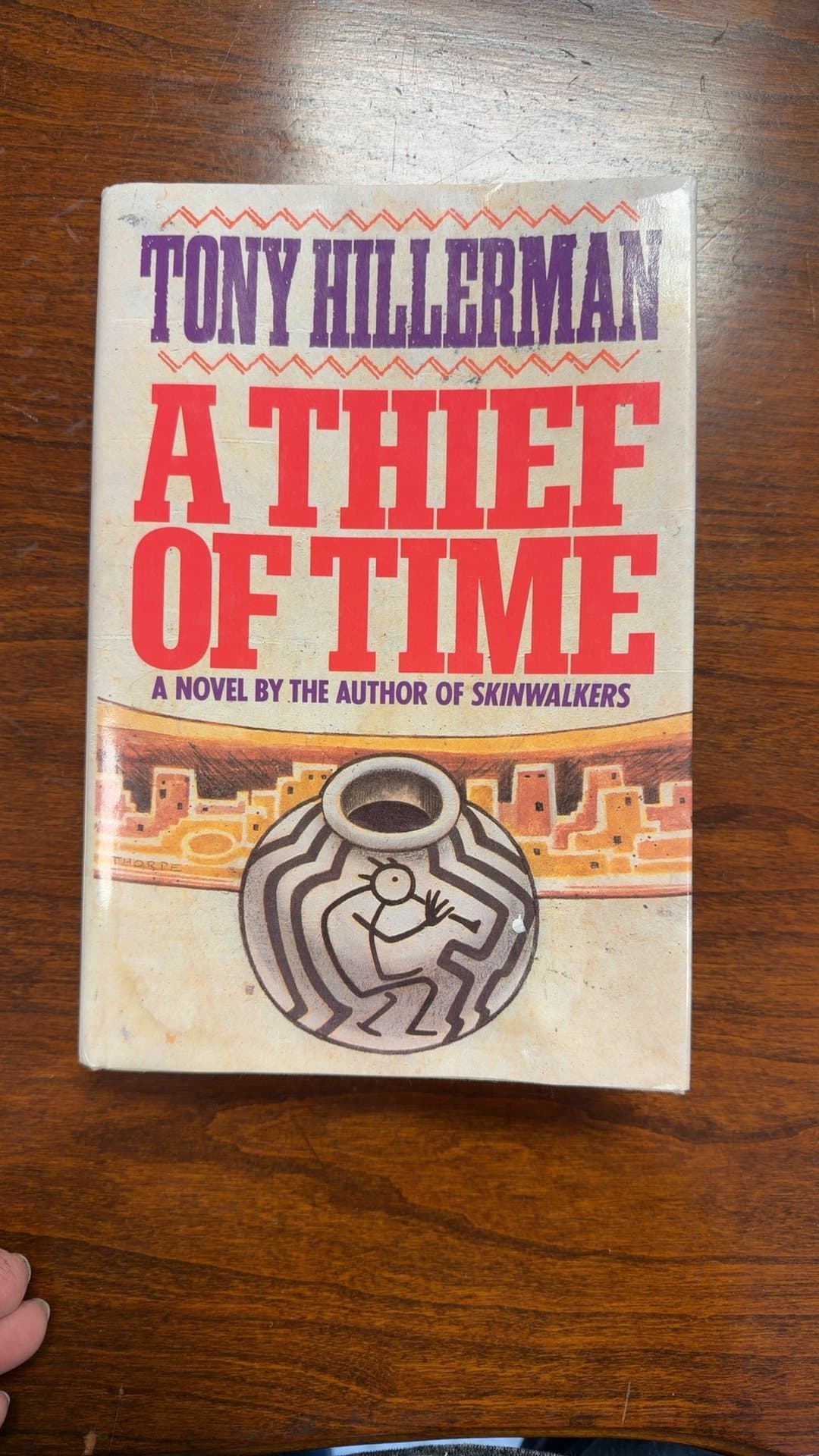 A Thief of Time by Tony Hillerman - Image 1