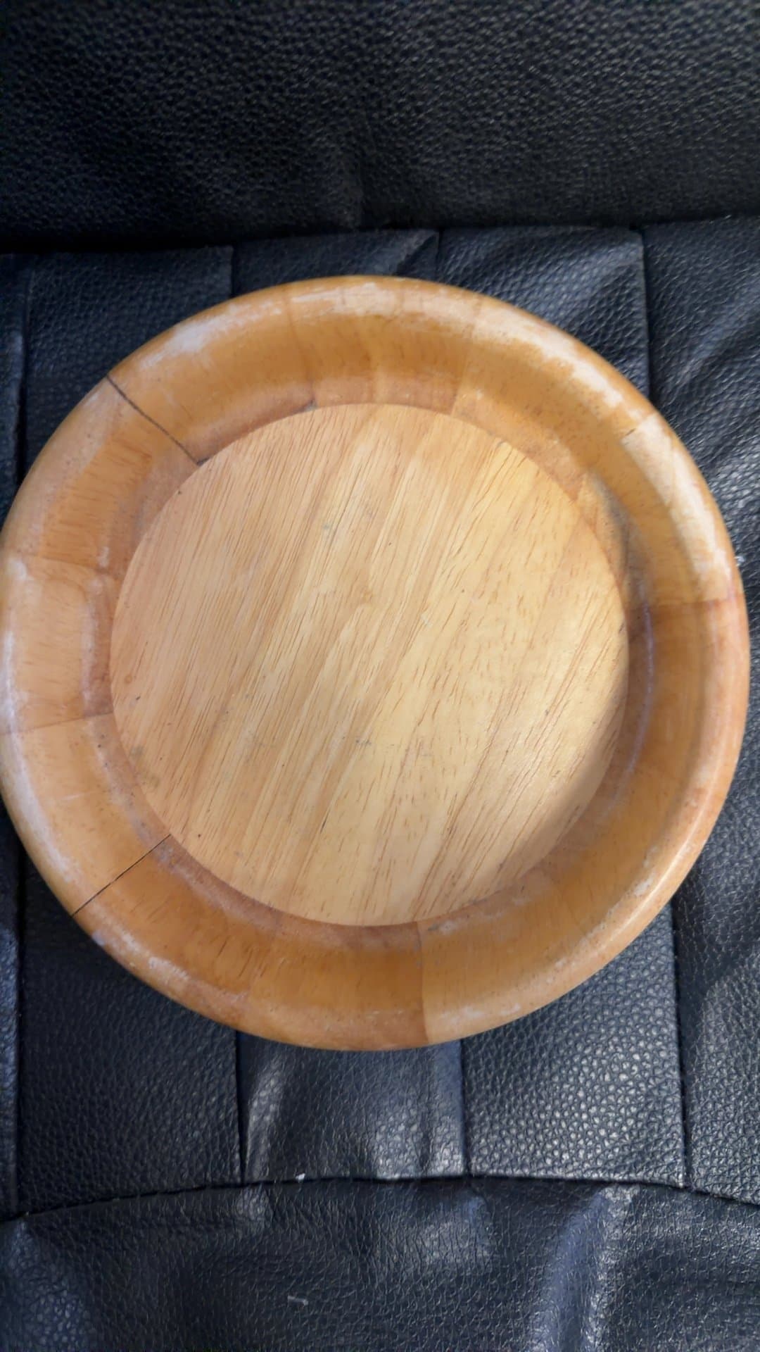 Round Small Wooden Bowl - Image 1