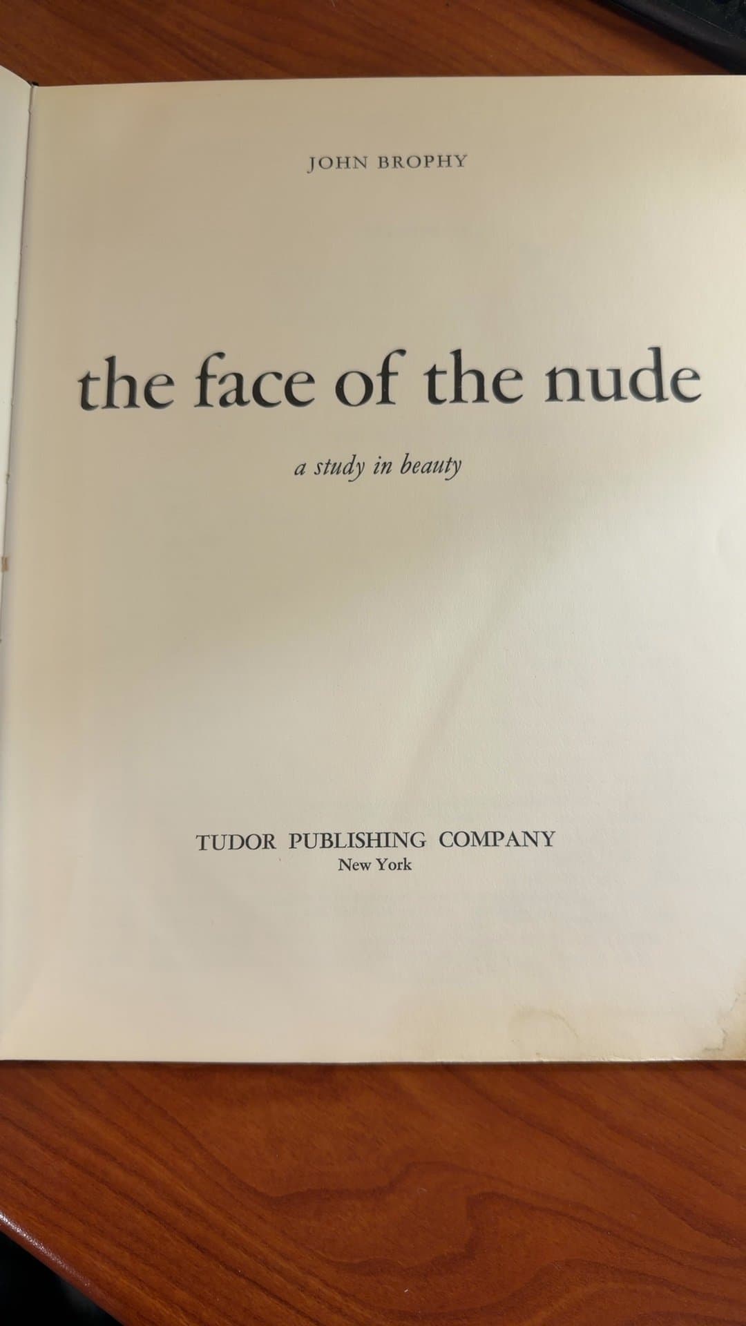 The Face of the Nude by John Brophy - Image 1