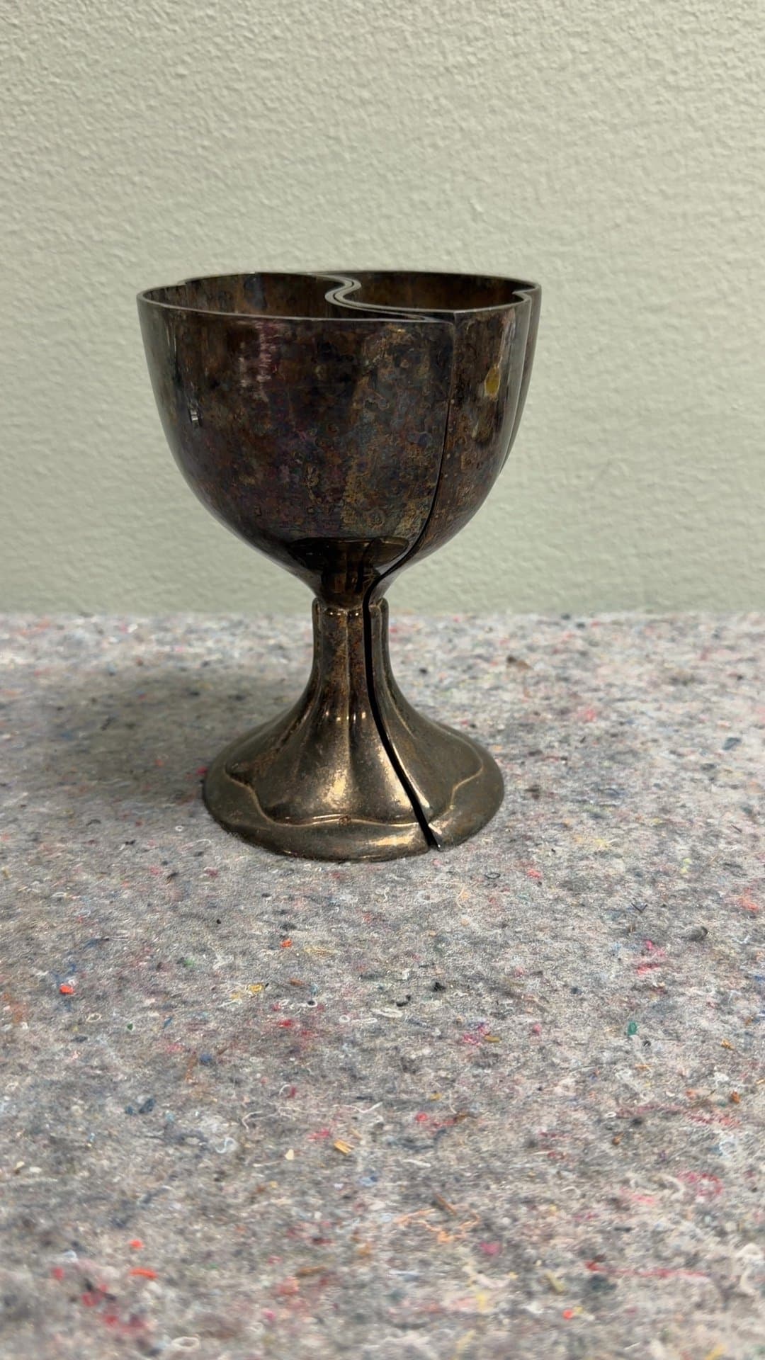 Antique Silver Plated Goblets - Image 1
