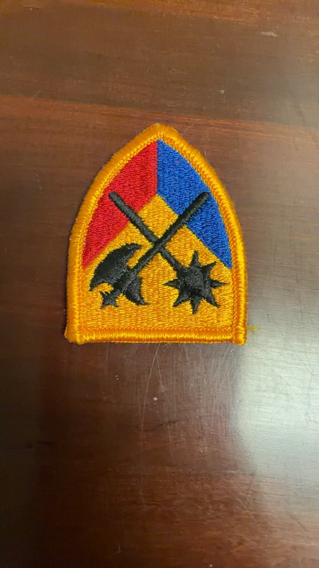 Military Unit Patch with Crossed Weapons - Image 1